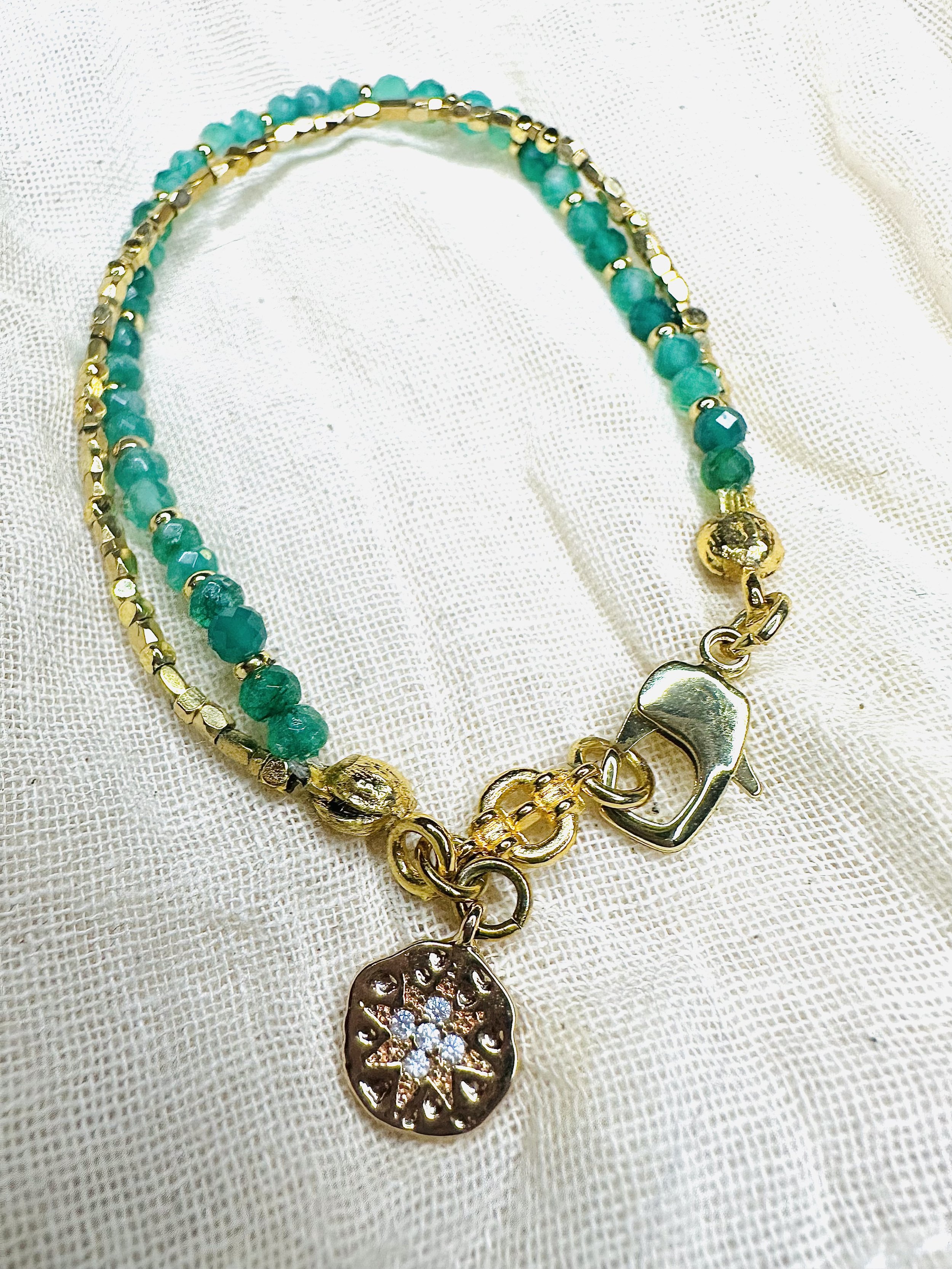 Ariadne Green Fluorite Bracelet
