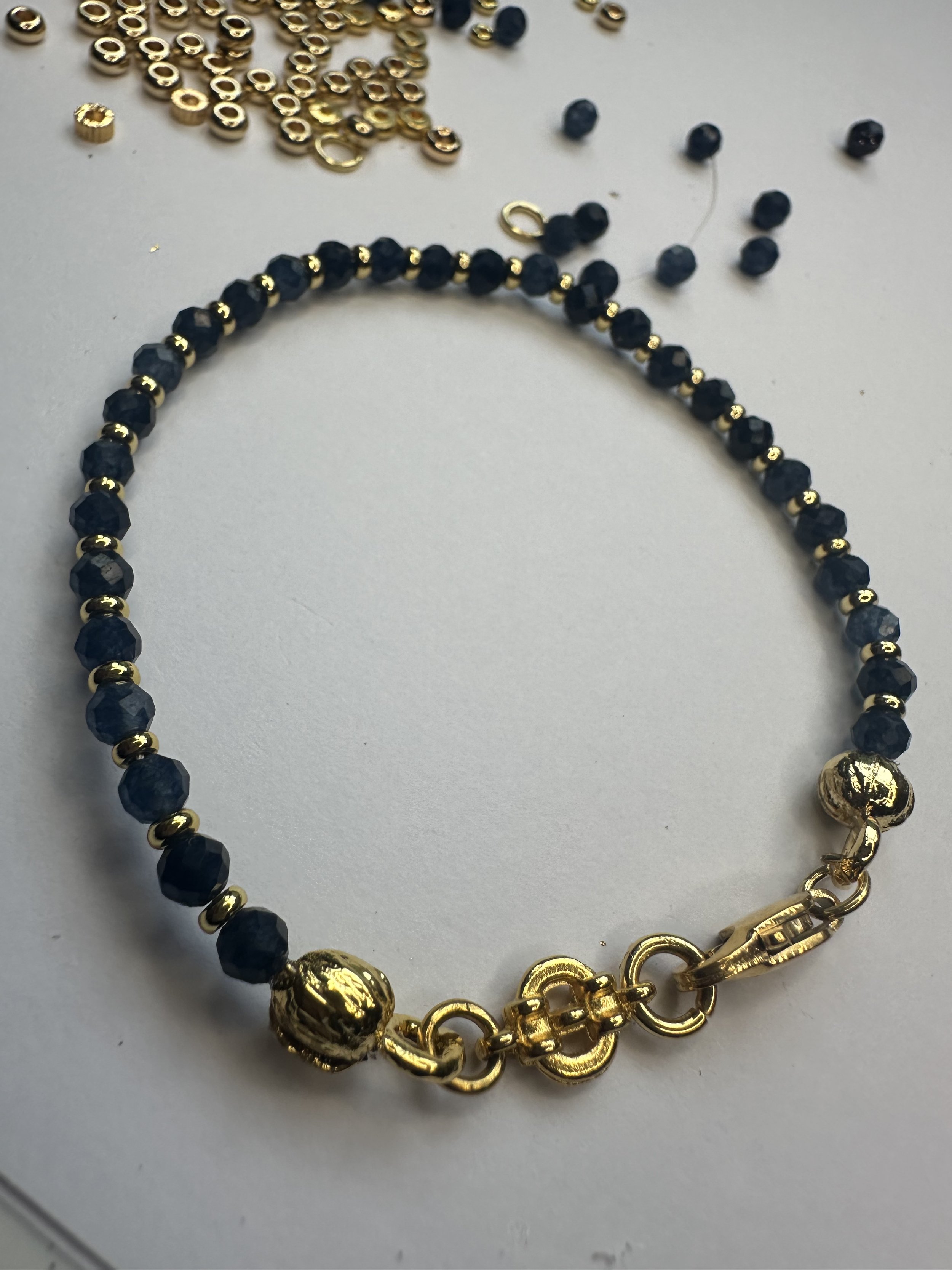 Ethically sourced gemstones sapphire bracelet