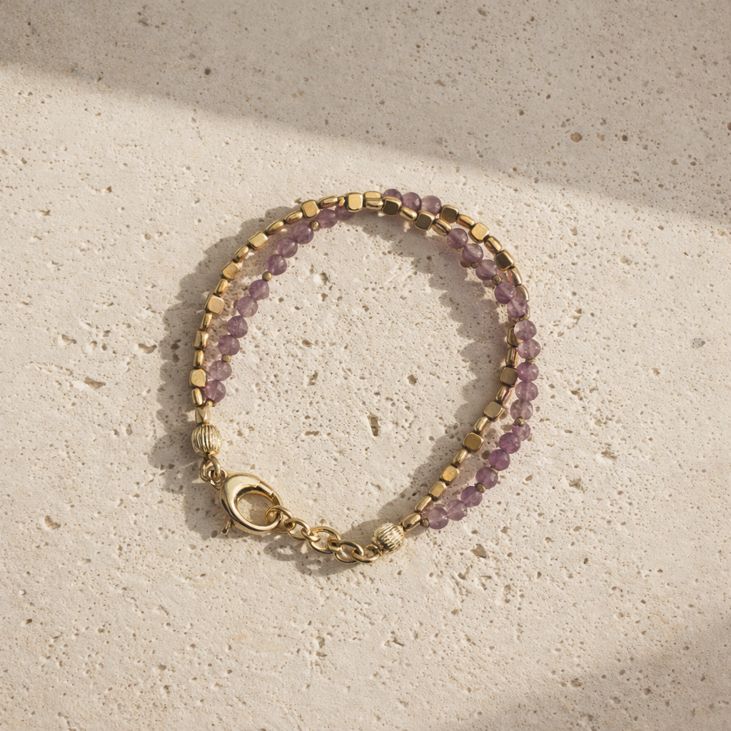 Petra Bracelet | Lepidolite Bracelet