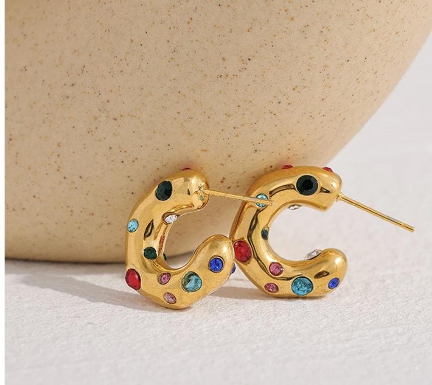 Waterproof earrings