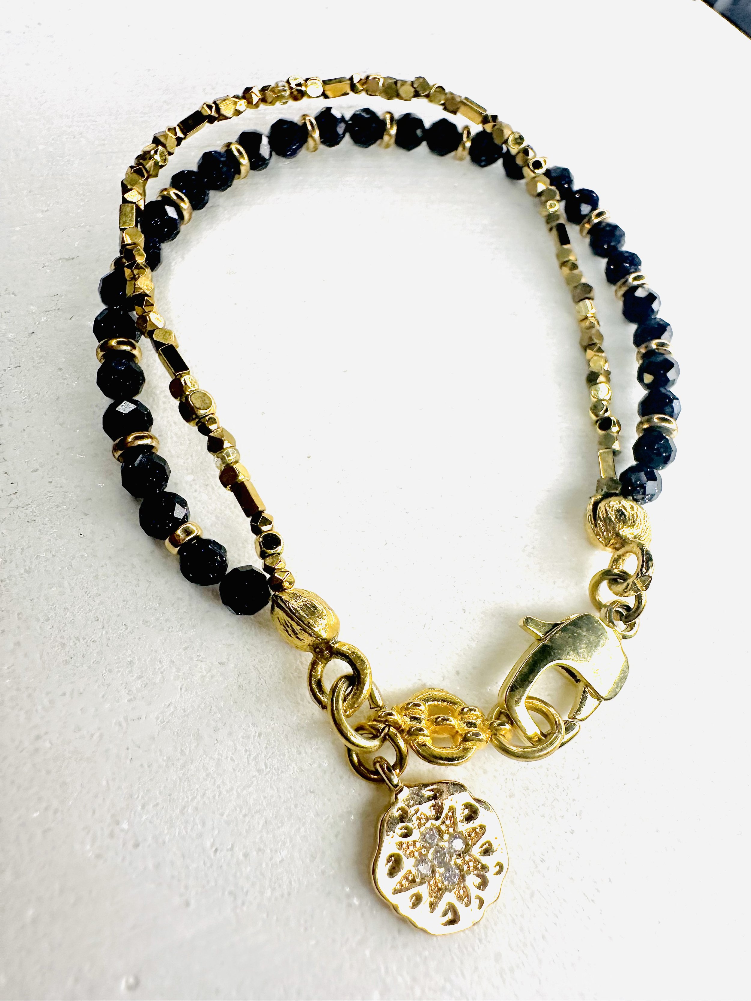 Ariadne Blue Sandstone Bracelet, a symbol of guidance and intuition