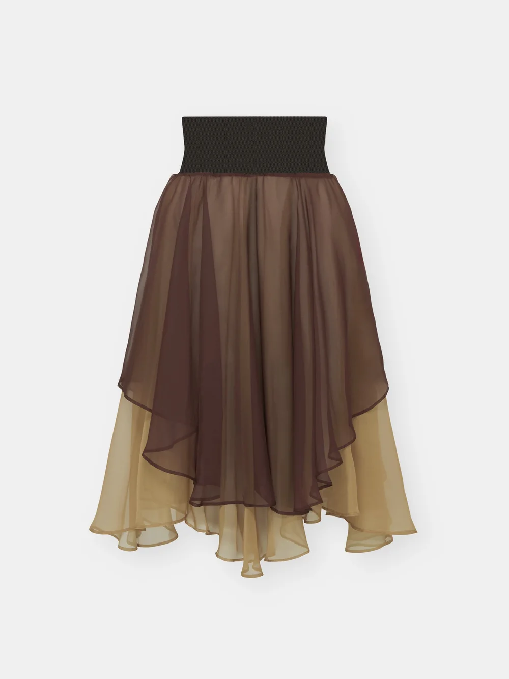 Maldire Oxblood Long Skirt