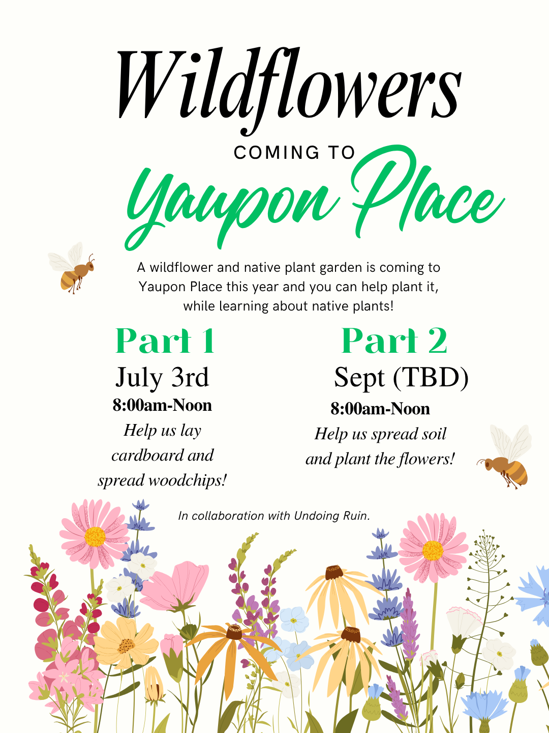 Volunteer: Wildflower Meadow Prep