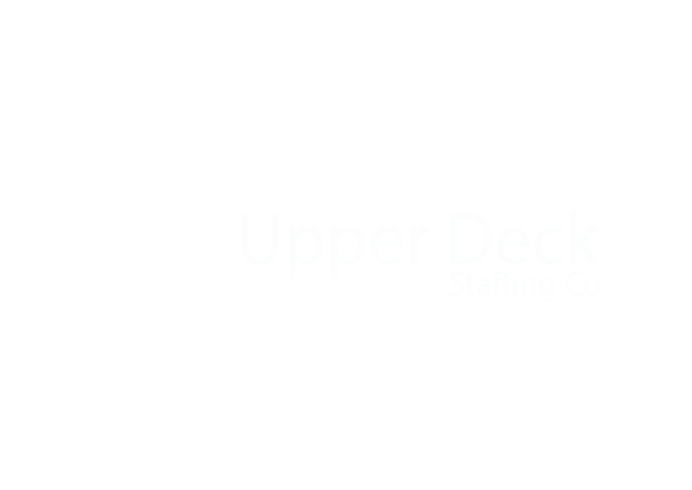 Upper Deck Staffing