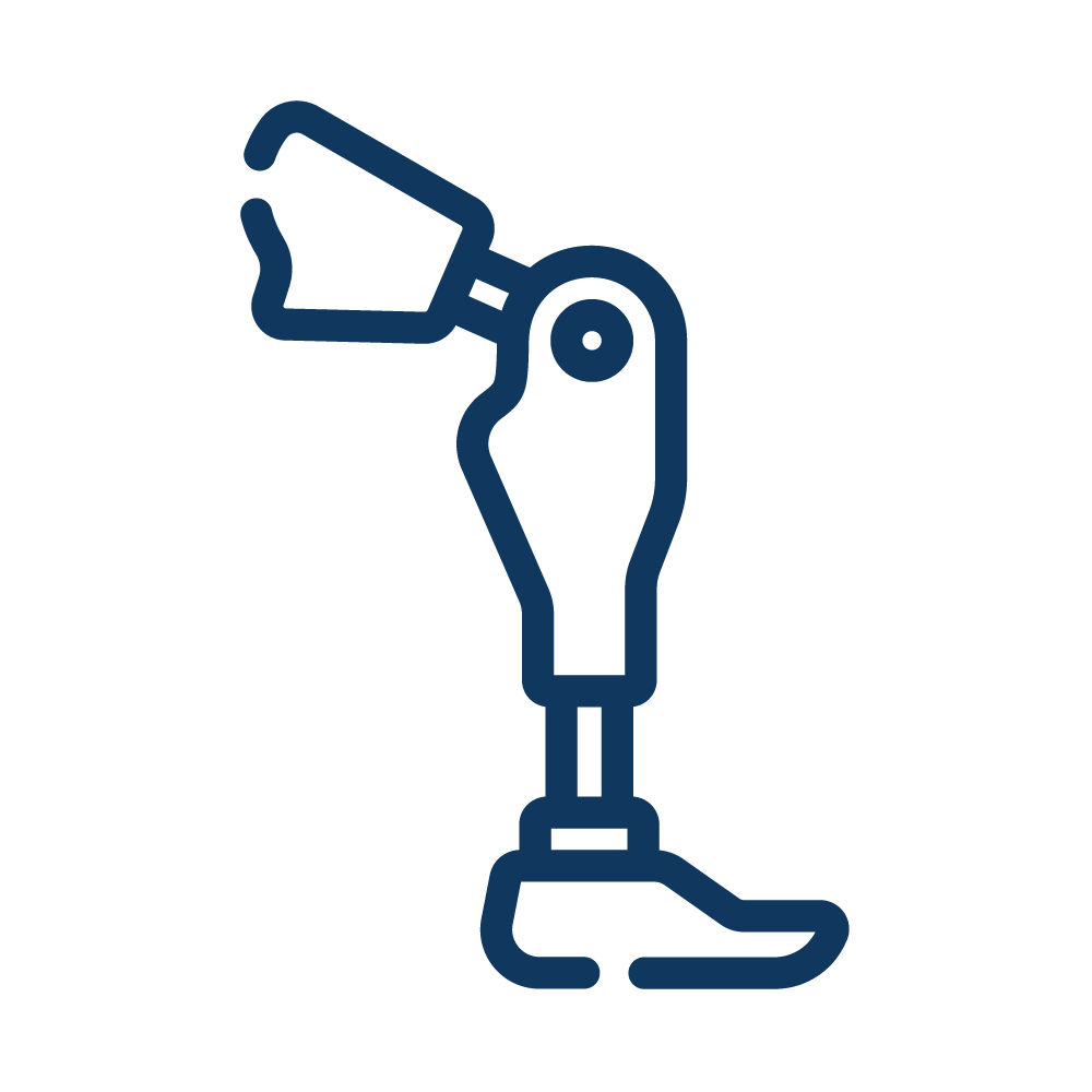 Prosthetic Leg Icon: Services