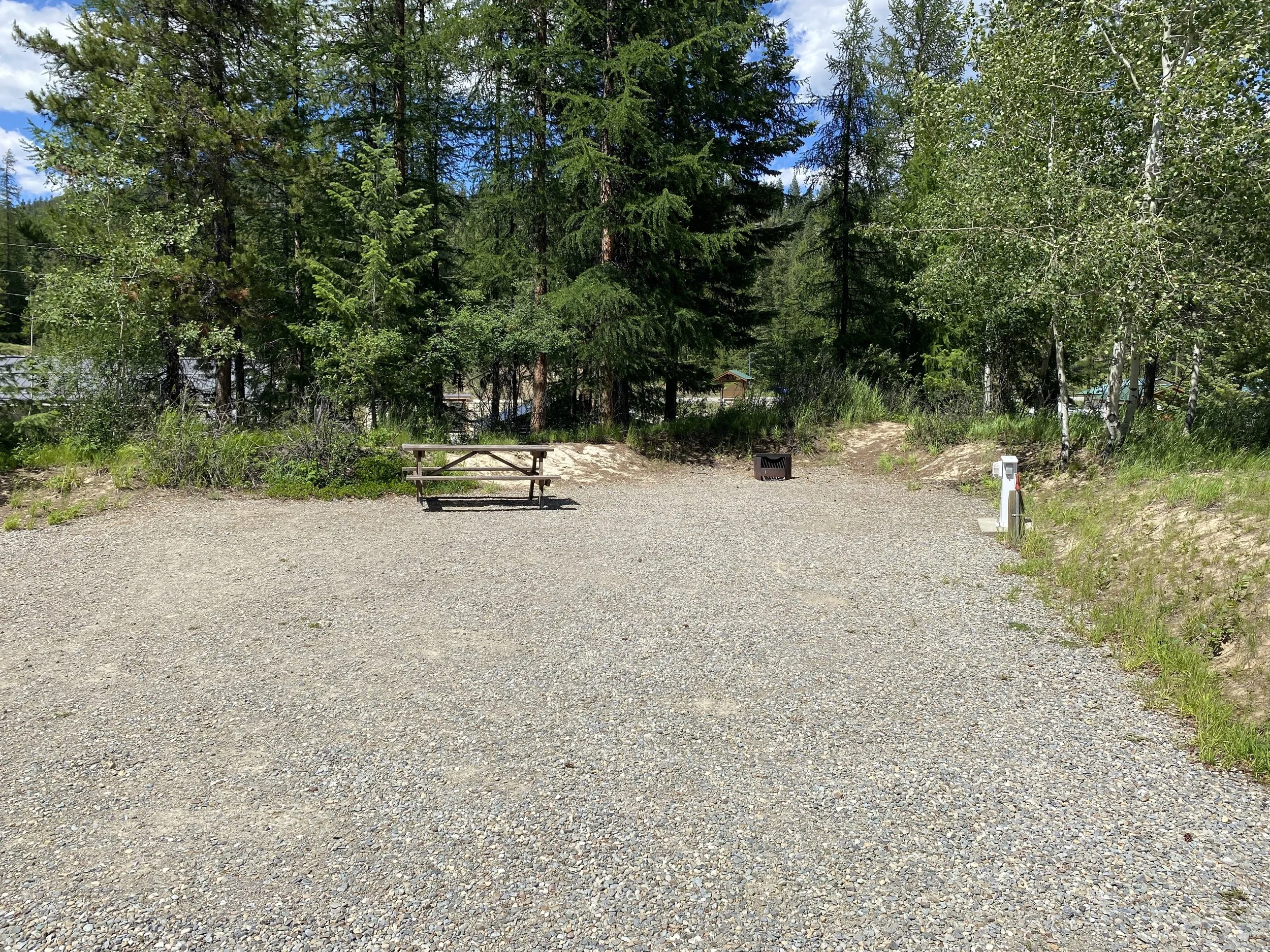 Site 17 - 40' long - 15'-35' wide - limited shade