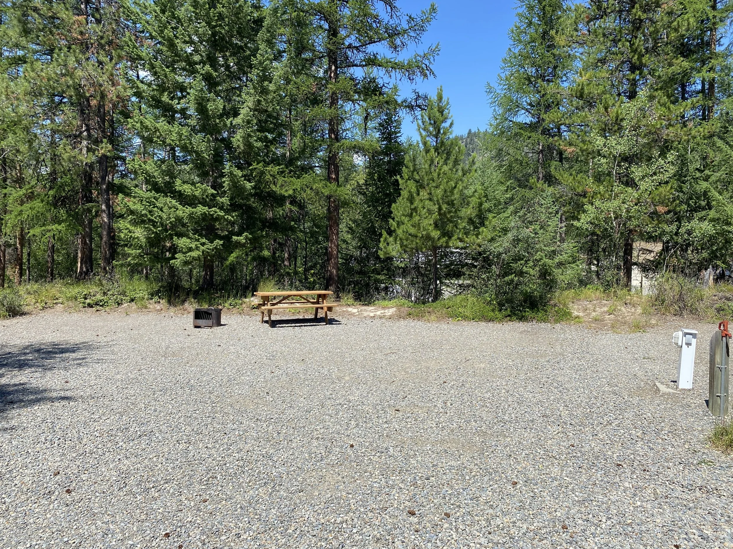 Site 18 - 40' long - 15'-35' wide (limited shade)