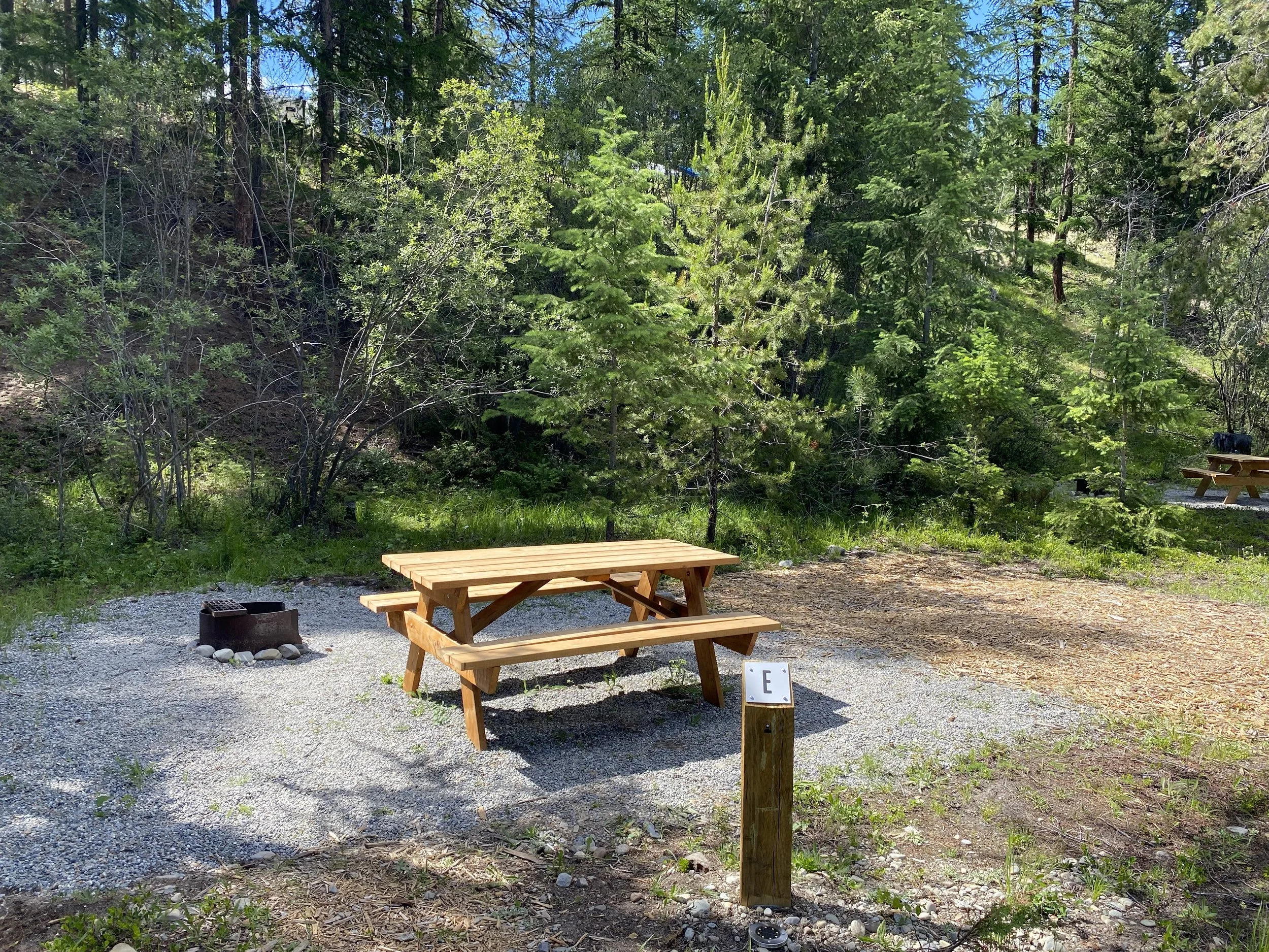 Site E - 15' x 12' tent pad