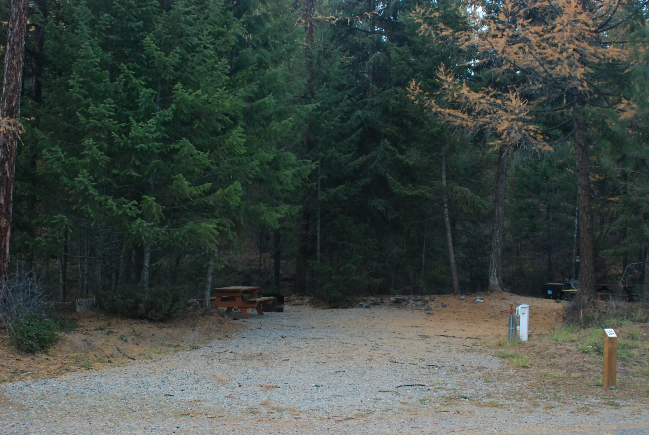 Site 104 - 35' long - 16'-21' wide