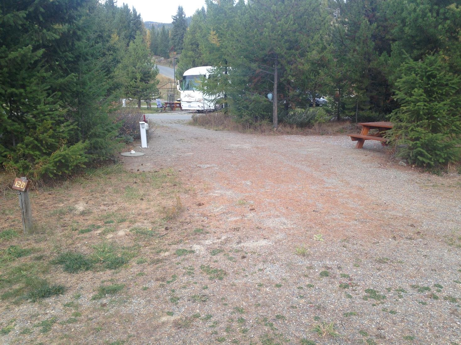 Site 120 - 65' long - 15'-20' wide