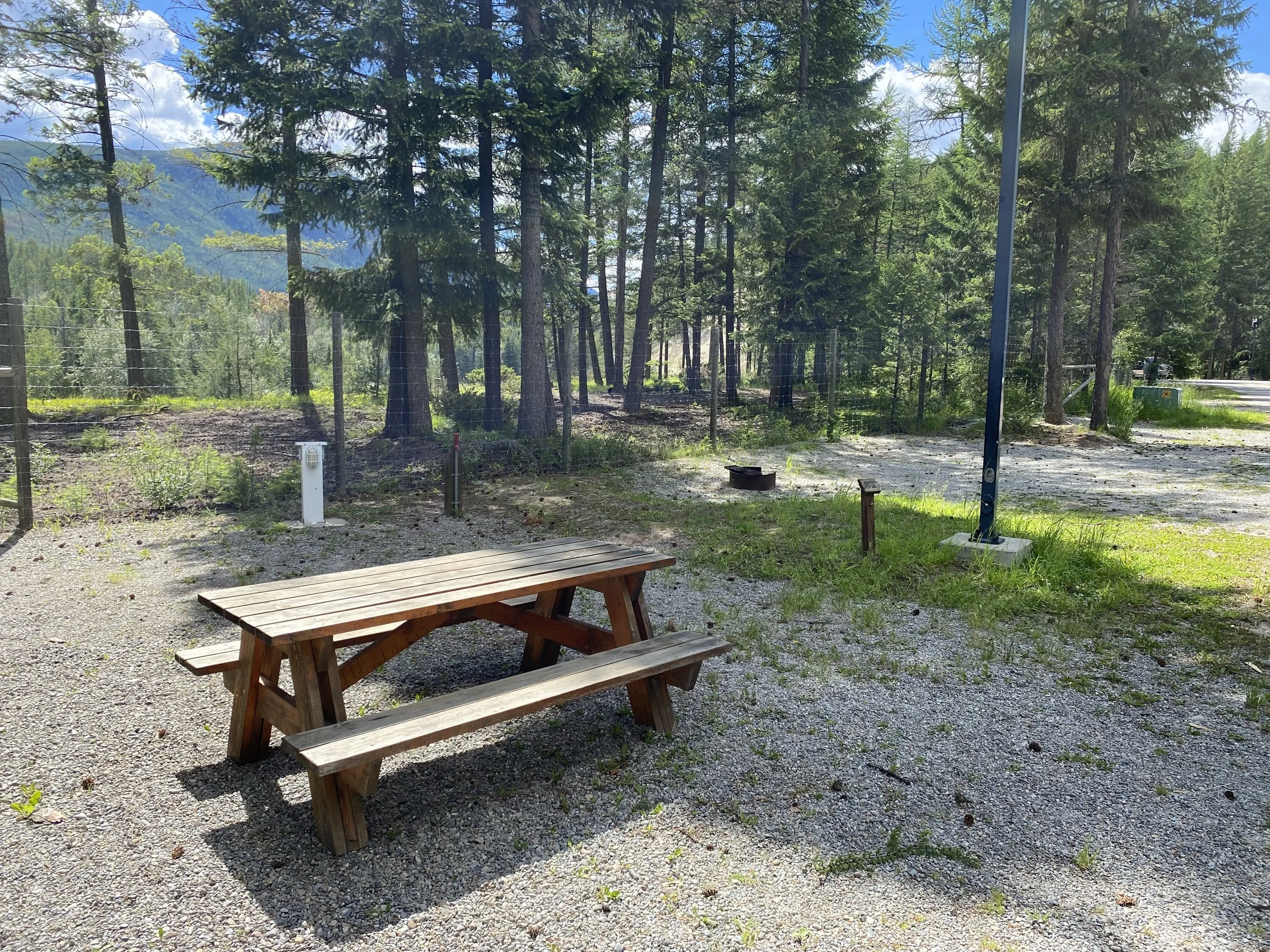 Site 82 - 18' long - 10' wide (half site with separate parking, power and water only)