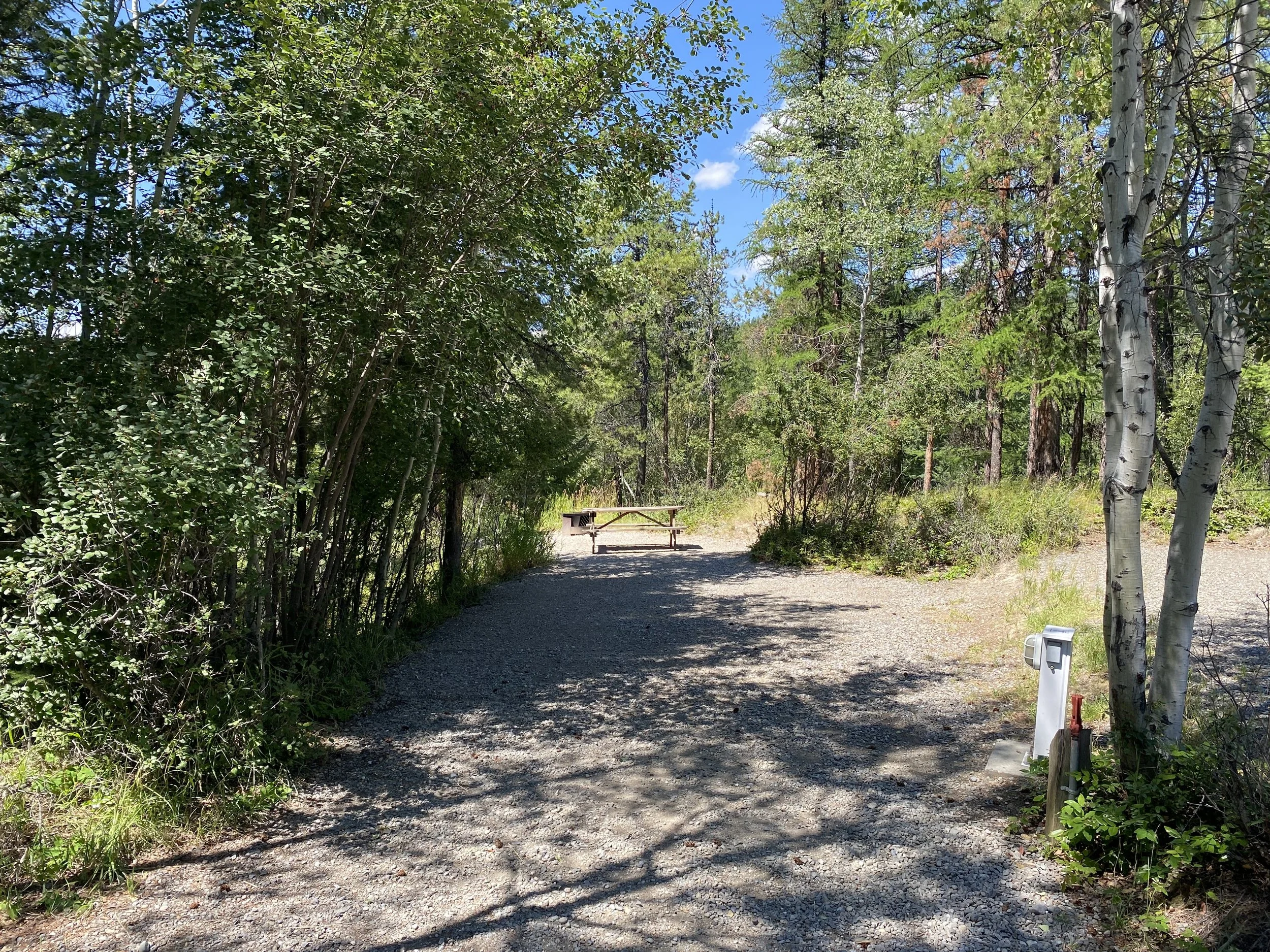 Site 19 - 25' long - 13'-17' wide (narrow site)