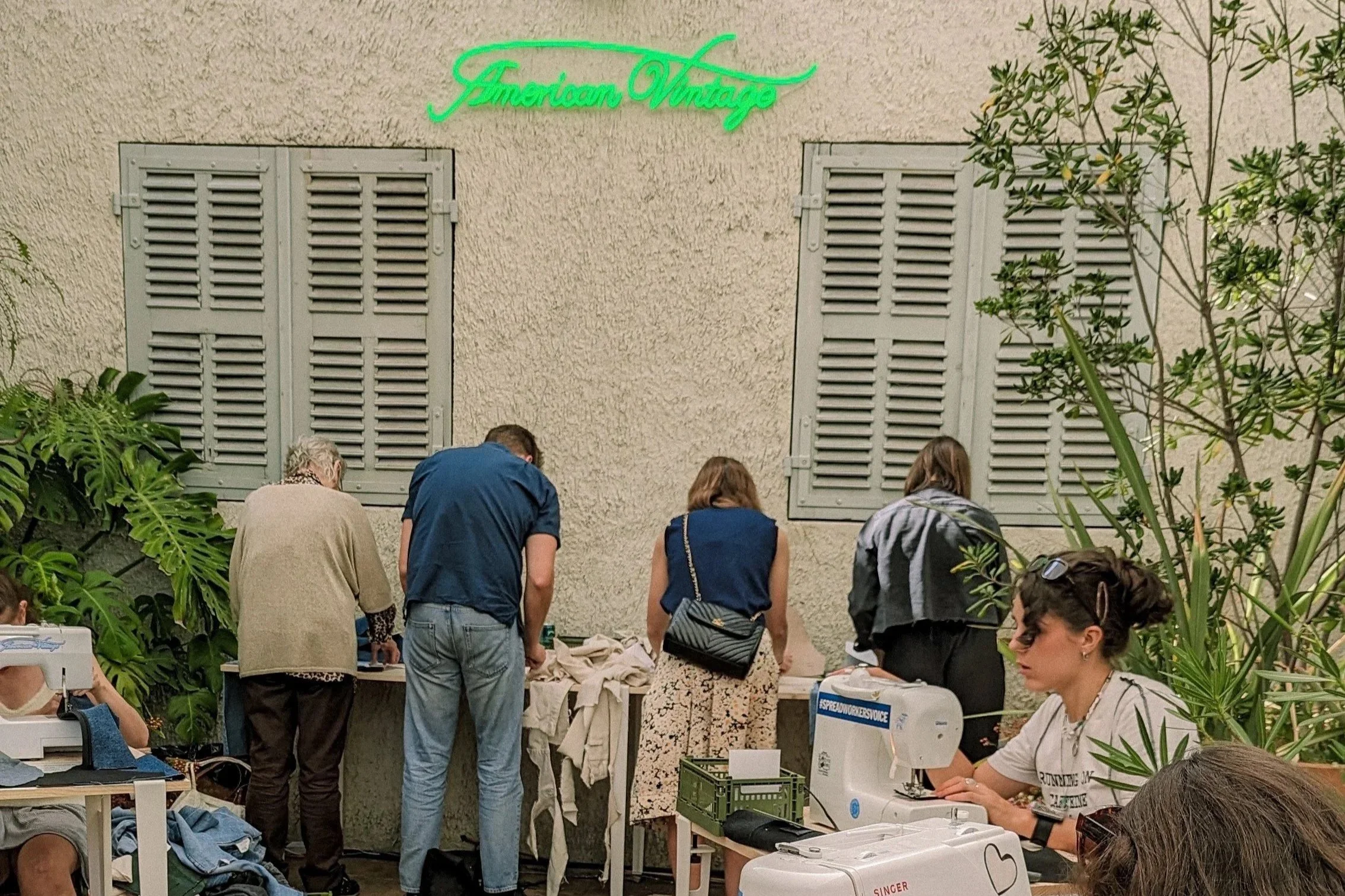 American Vintage: Workshop au festival de Hyères 2023.