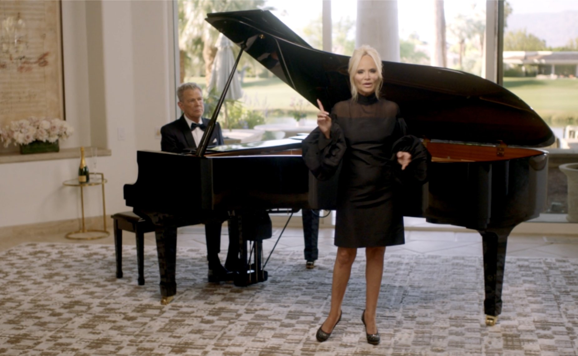 Singer at piano for impactful content for non profit charity