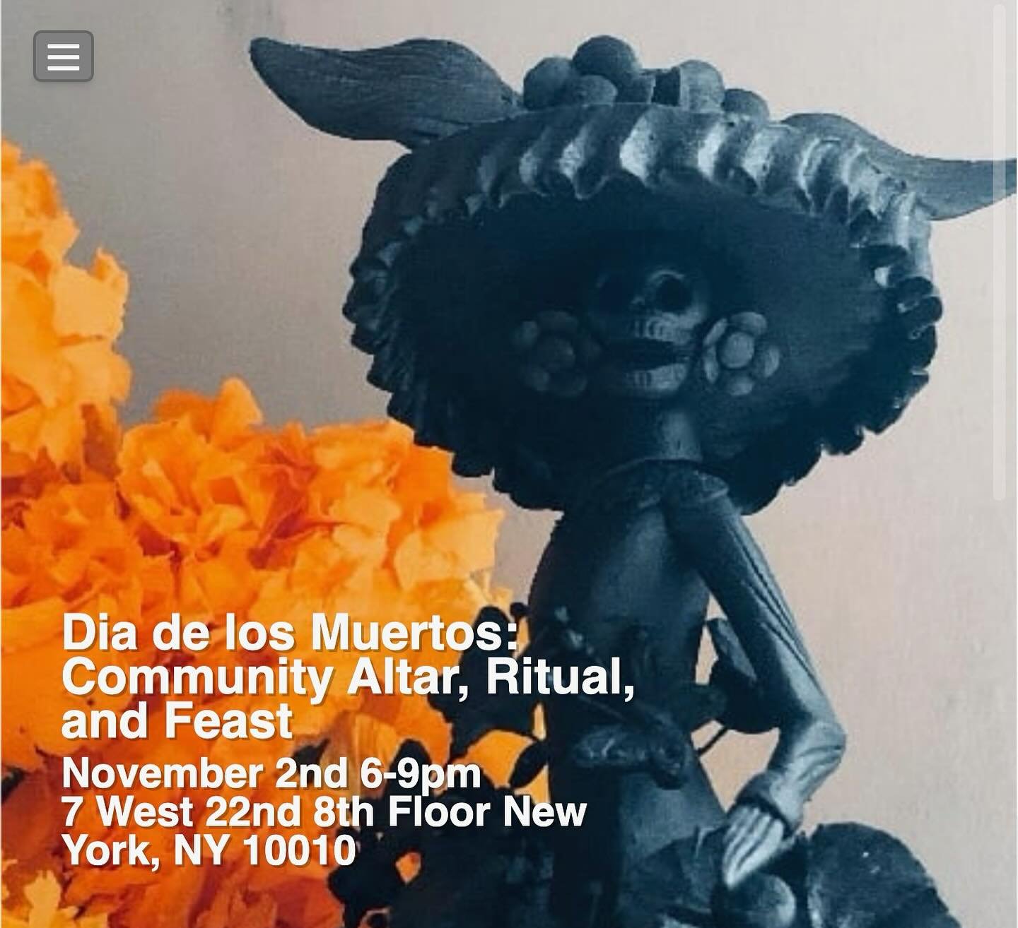 Join us for a Dia de los Muertos gathering on November 2nd. We will make an altar, honor our ancestors and celebrate their lives and enjoy each other and feast in community. To register find the link in bio. Hope to see you there! 💀❤️💀. 

Les invit