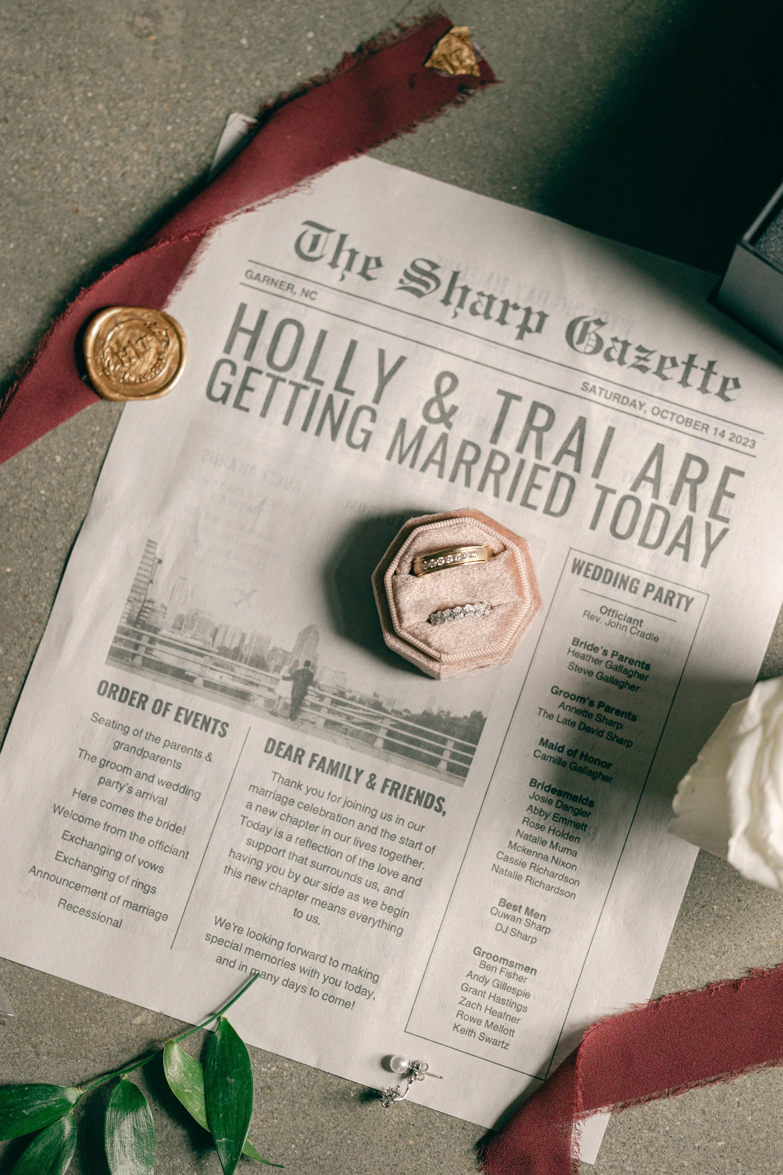 Four creative ways to use your engagement photos in your wedding decor
