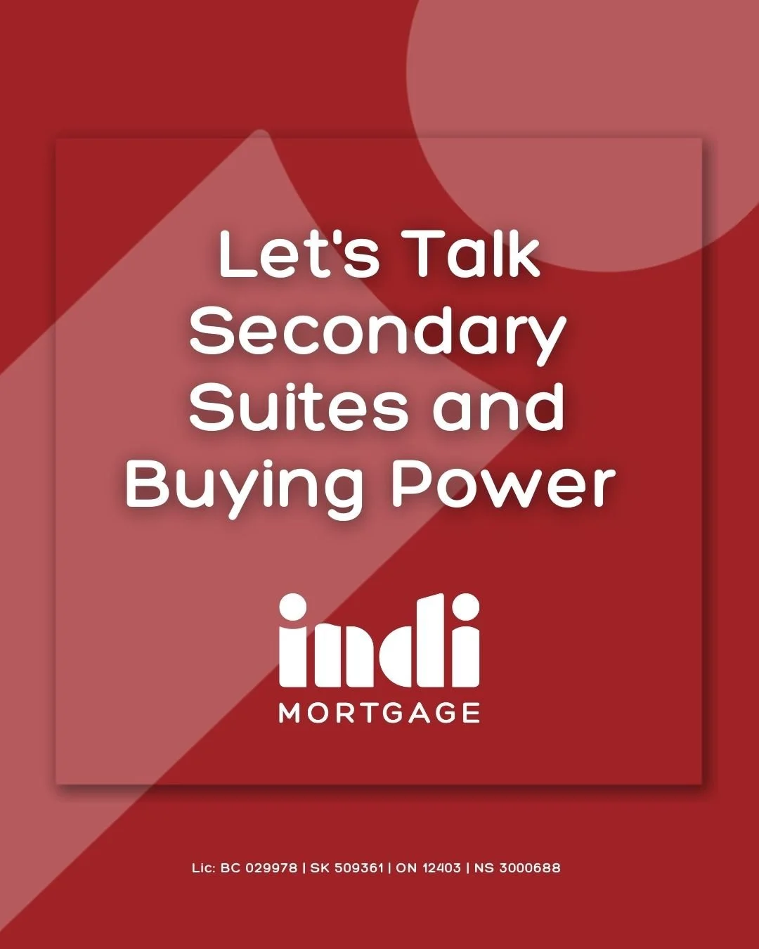Let&rsquo;s Talk&hellip; Secondary Suites and Buying Power

A legal income suite can increase what you qualify for and help offset your mortgage payment. For many buyers, it is the difference between &ldquo;almost&rdquo; and &ldquo;yes.&rdquo;

Renta