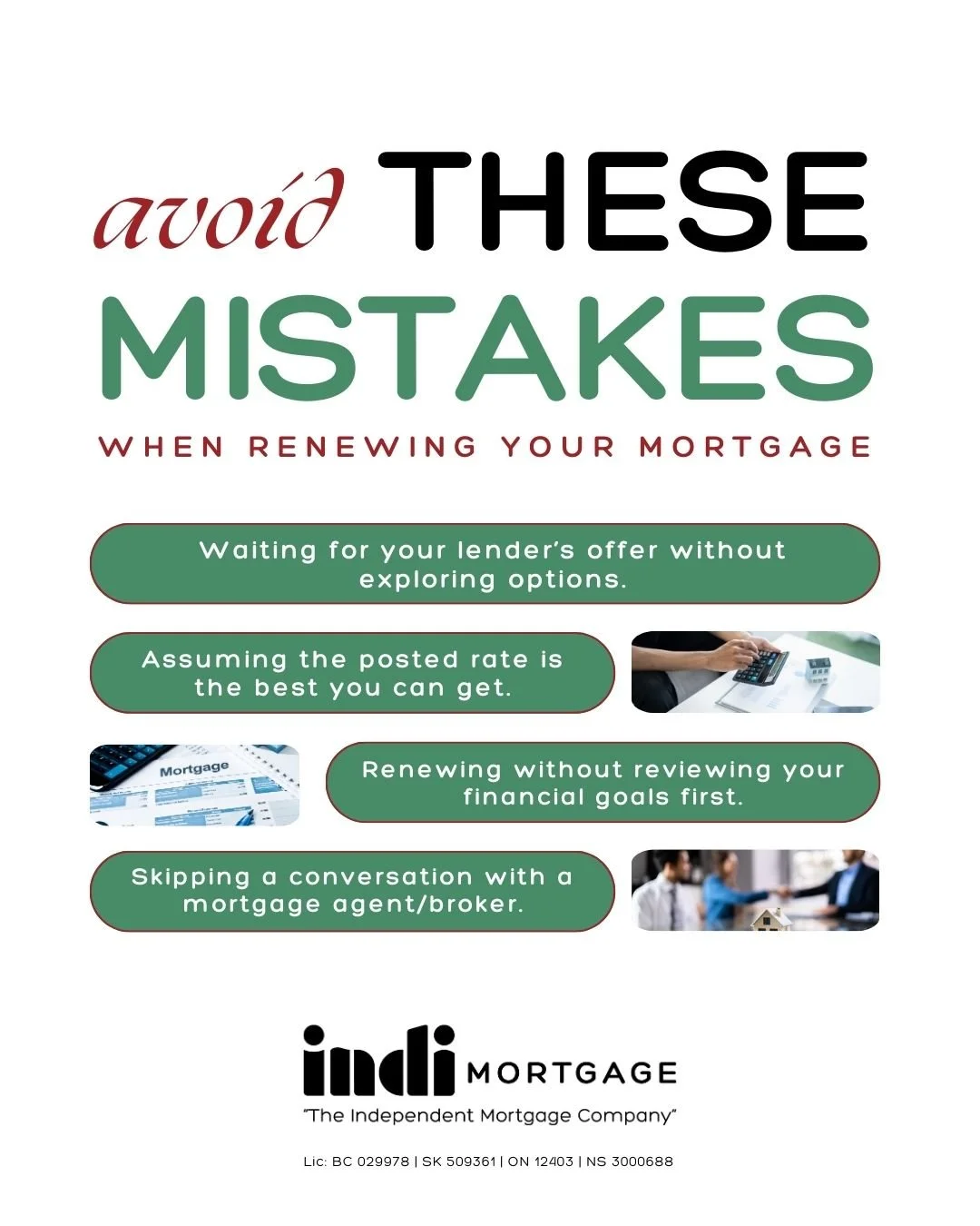 Renewing your mortgage isn&rsquo;t just paperwork. It&rsquo;s an opportunity to save money, improve your terms, and strengthen your long-term financial plan. Yet many Canadians renew automatically and miss out on options that could make a real differ