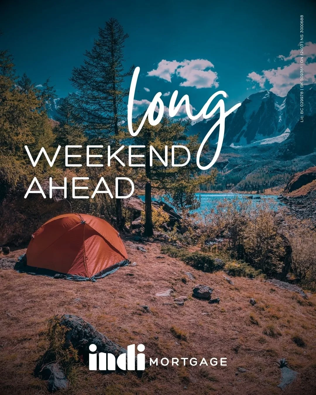 Why hello long weekend! We hope you find time to relax, recharge, and reconnect this Victoria Day. 

#IndiMortgage #VictoriaDayWeekend