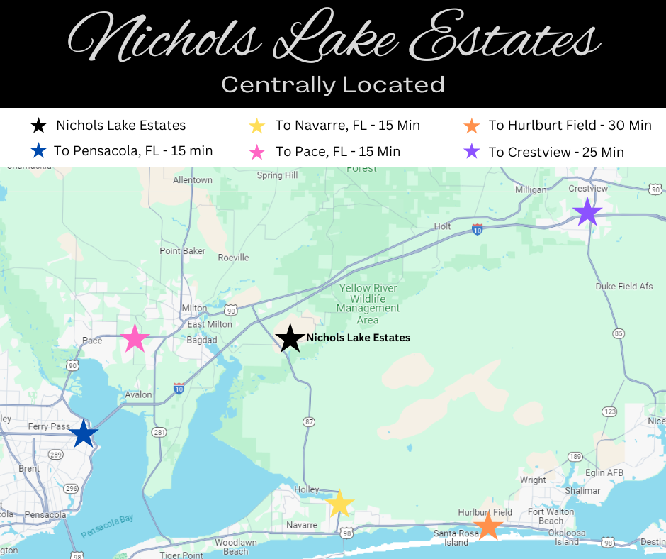 Nichols Lake Estates, New Homes in Milton, FL