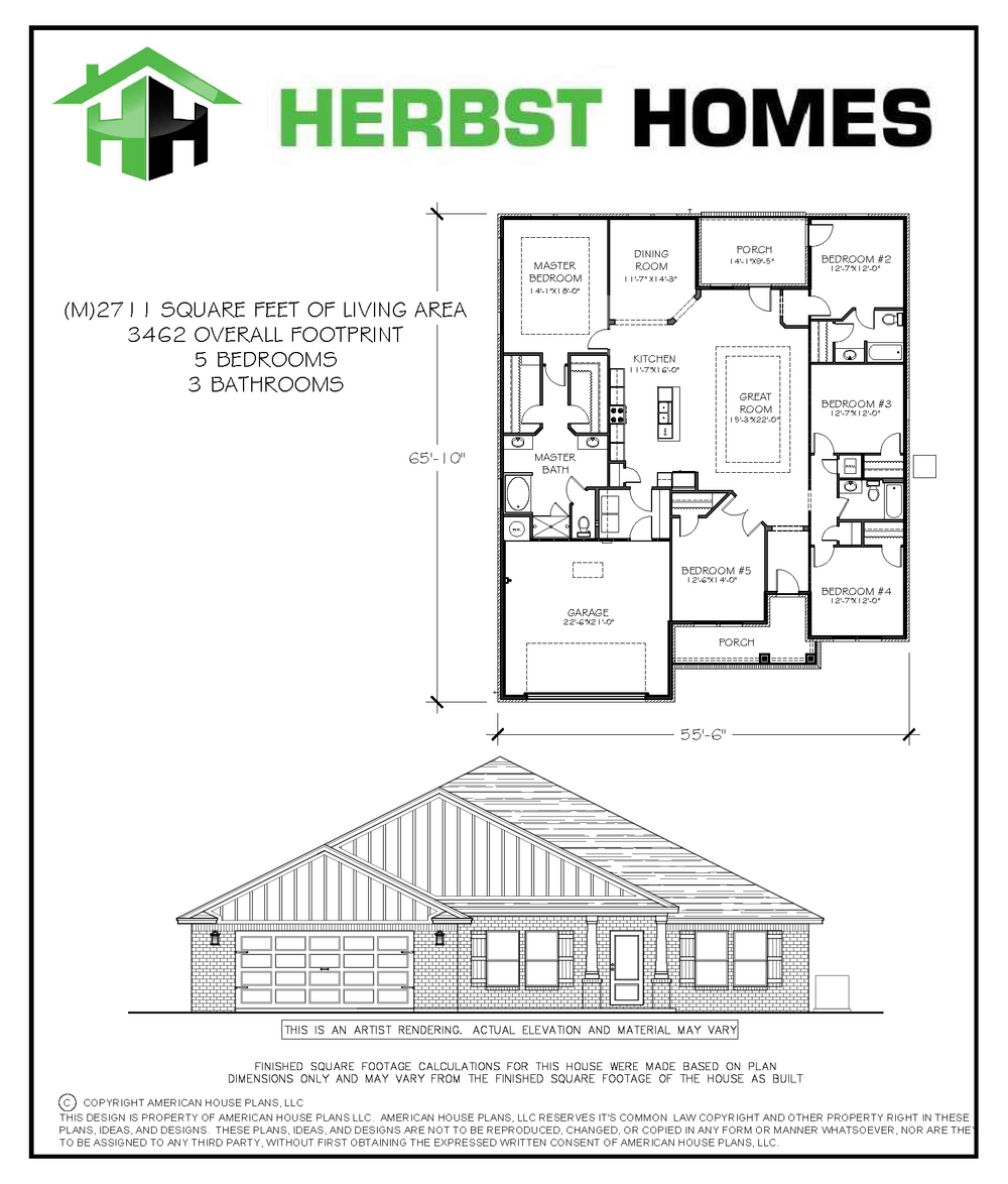 Herbst Homes Floor Plans — New Homes in Navarre, FL