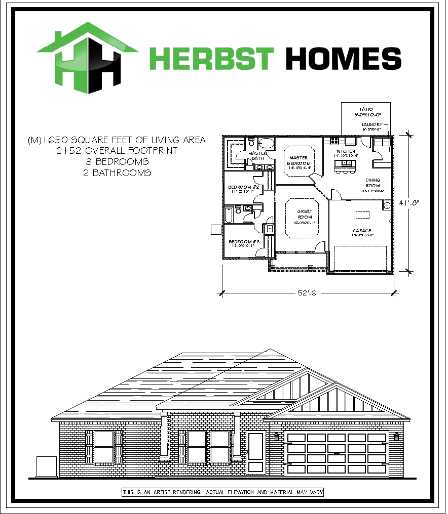 Sunburst3/2 — New Homes in Navarre, FL