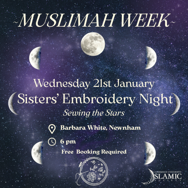 MW26 Embroidery Night - Sewing the Stars