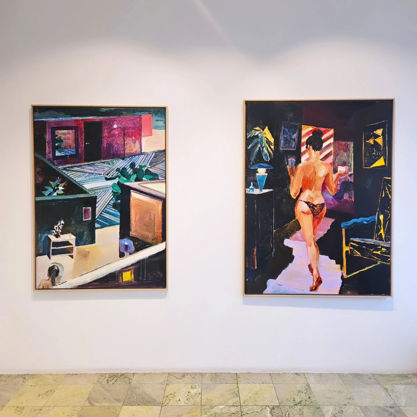 Utst&auml;llning - Dennis Eriksson - "GOOD THOUGHTS, BAD THOUGHTS"

Verk:
Housing Things (bild 1)
TV-Dinner (bild 1)
Hey! (bild 2)
Into the Night (bild 3)
Art Show Beast (bild 3,4)
Imaginary Pines II (bild 3,4)
Flesh-pine (bild 5)
Electrifi