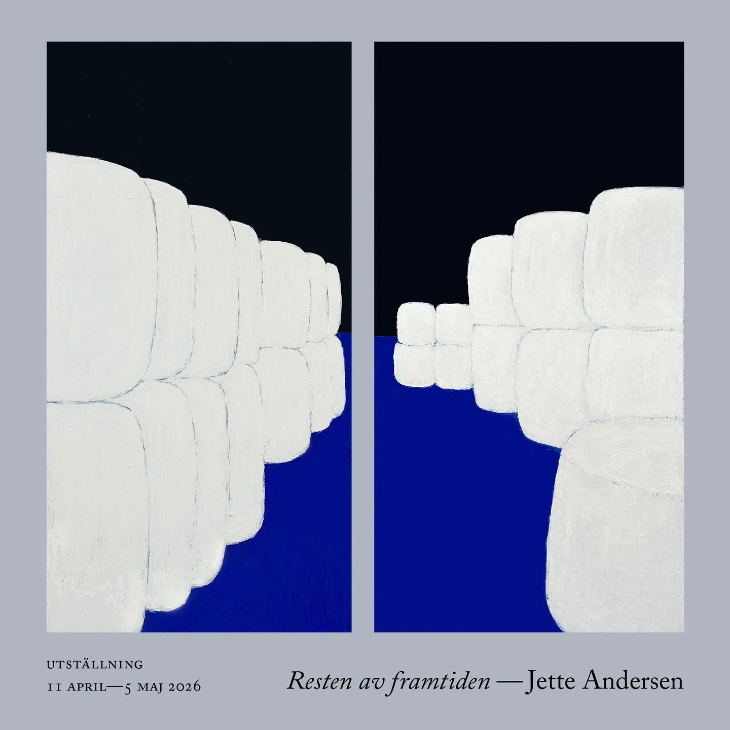 Utst&auml;llning - Jette Andersen - "RESTEN AV FRAMTIDEN"

11 april&ndash;5 maj, 2026.
Vernissage l&ouml;rdag 11 april 12.00&ndash;16.00

F&ouml;r tjugo &aring;r sedan &ouml;ppnade vi Galleri Lindberg och en av v&aring;ra f&ouml;rsta utst&a