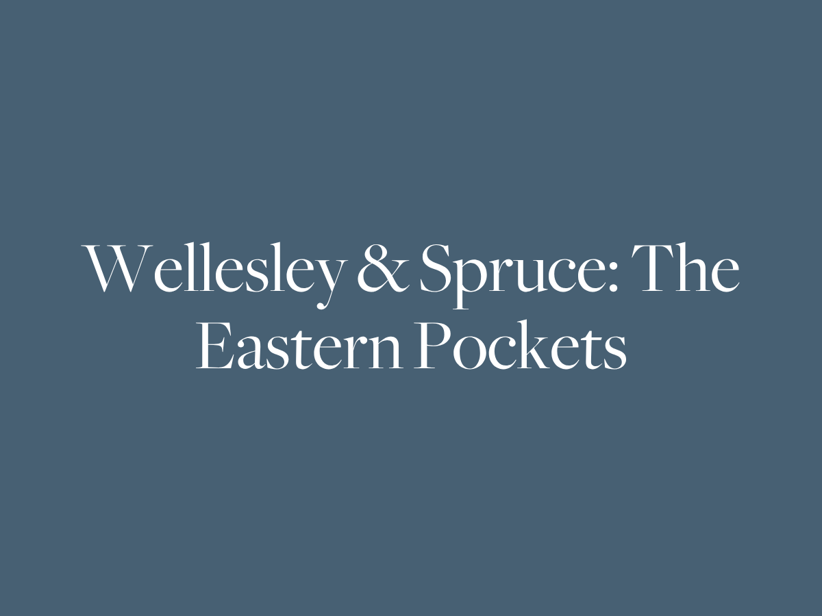 Wellesley and Spruce: the Eastern Pockets