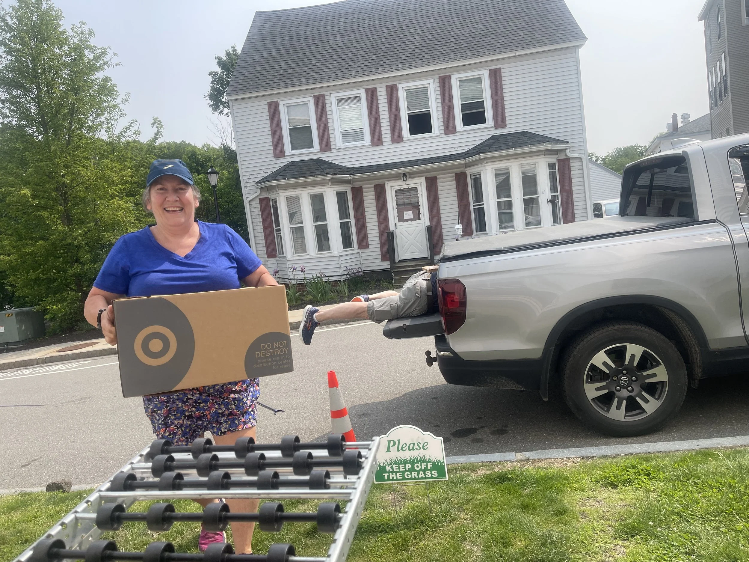 Having Fun at the Food Pantry