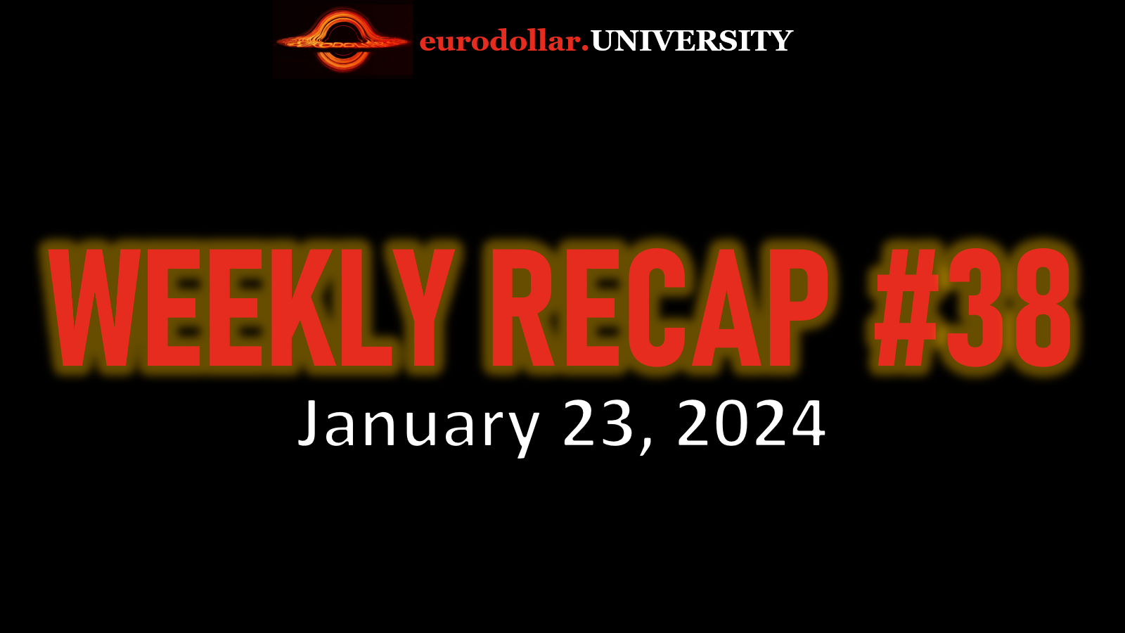 Weekly Recap #38