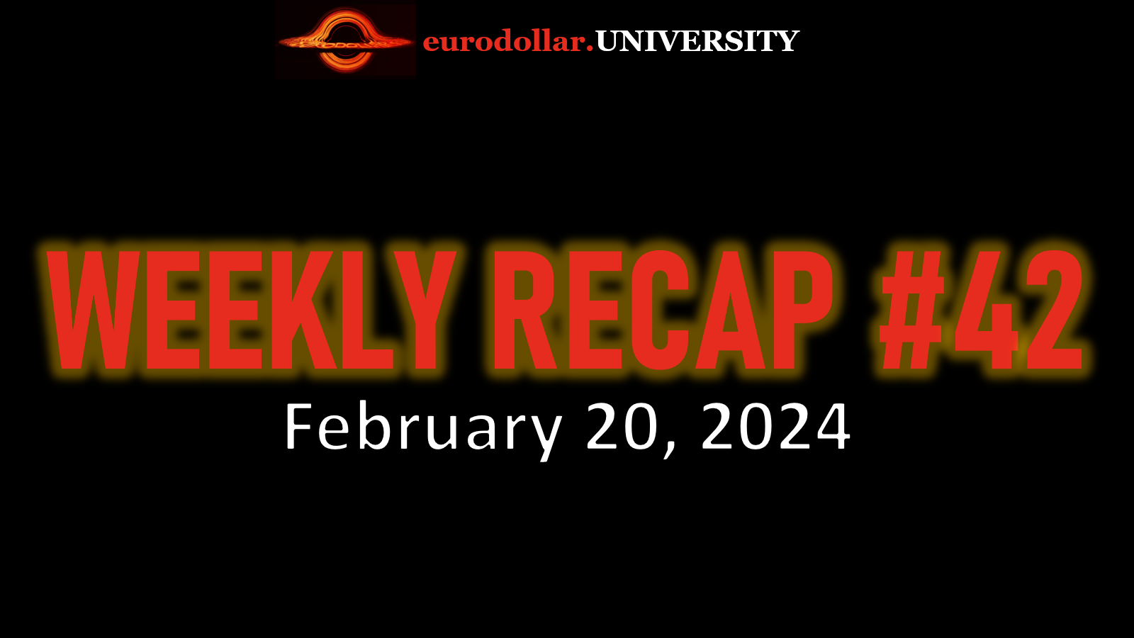 Weekly Recap #42