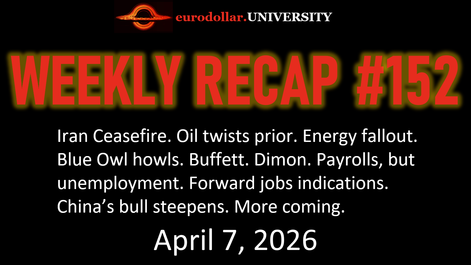 Weekly Recap #152