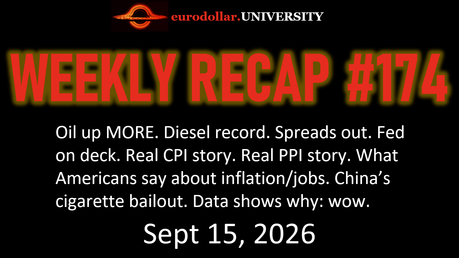 Weekly Recap #174