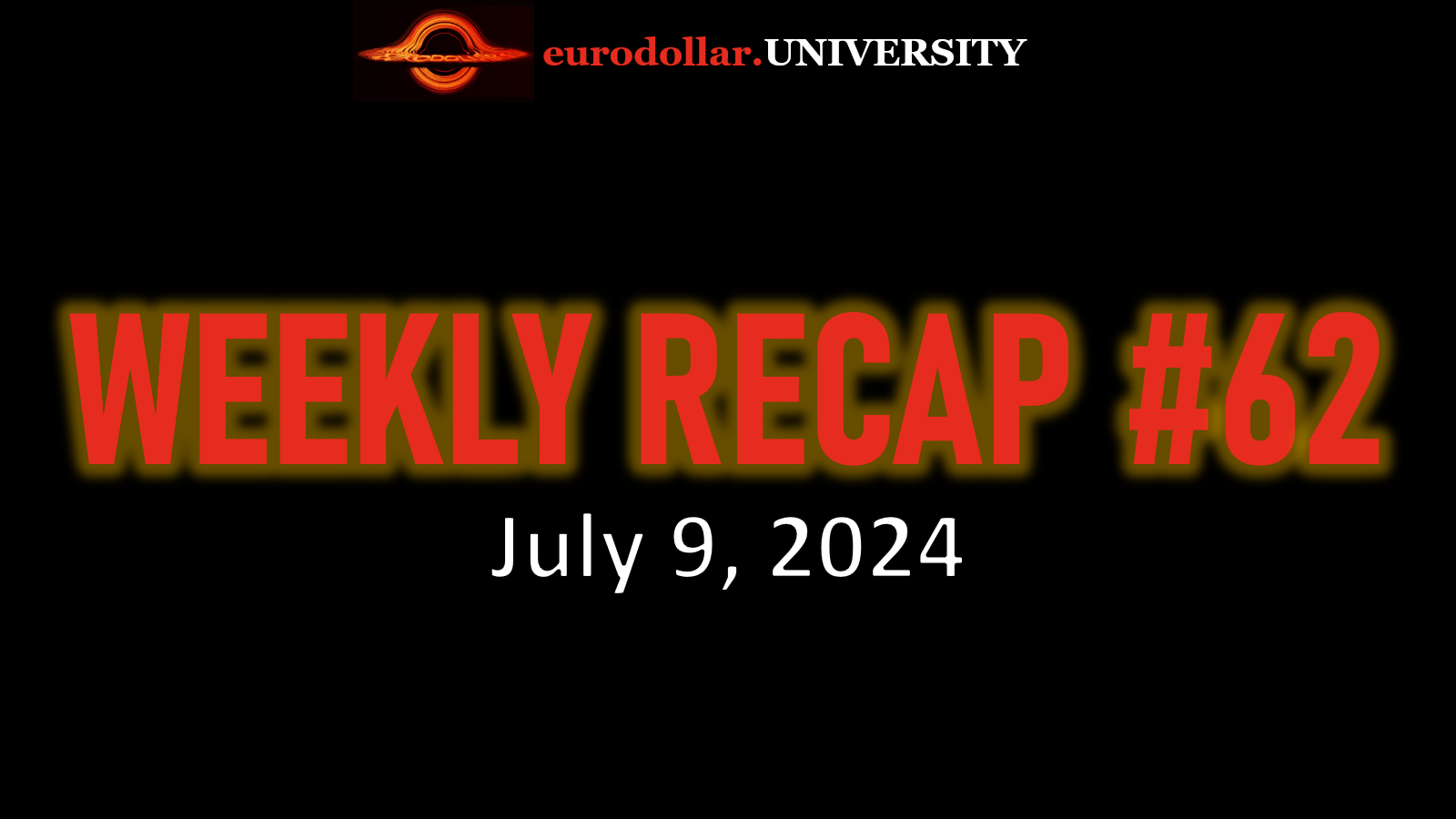 Weekly Recap #62