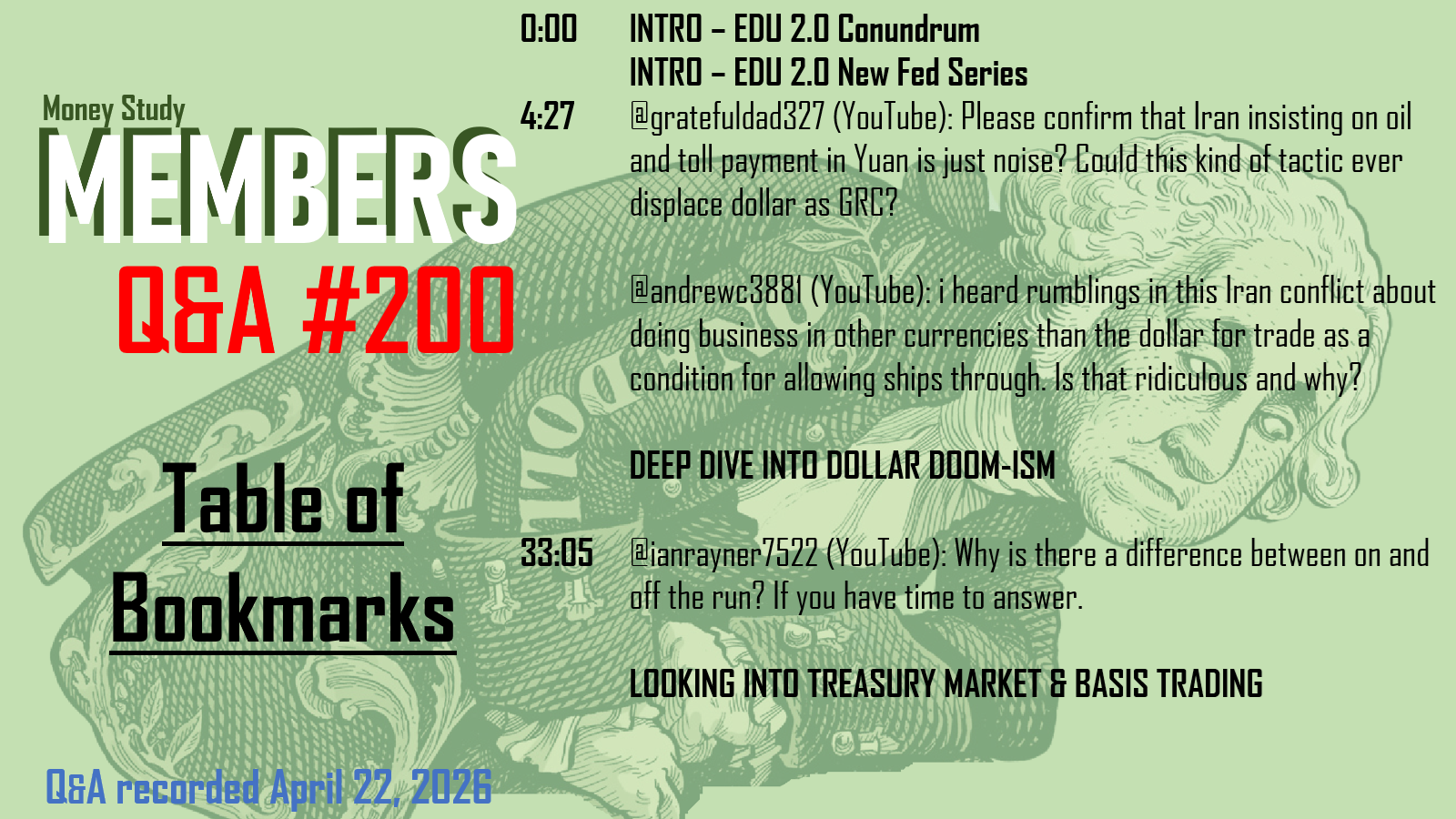 Q&amp;A #200