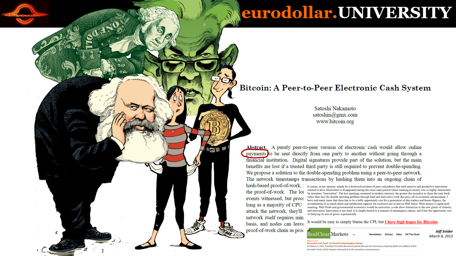 Real Money Can't Be Perfect (did Bitcoin take a wrong turn?)