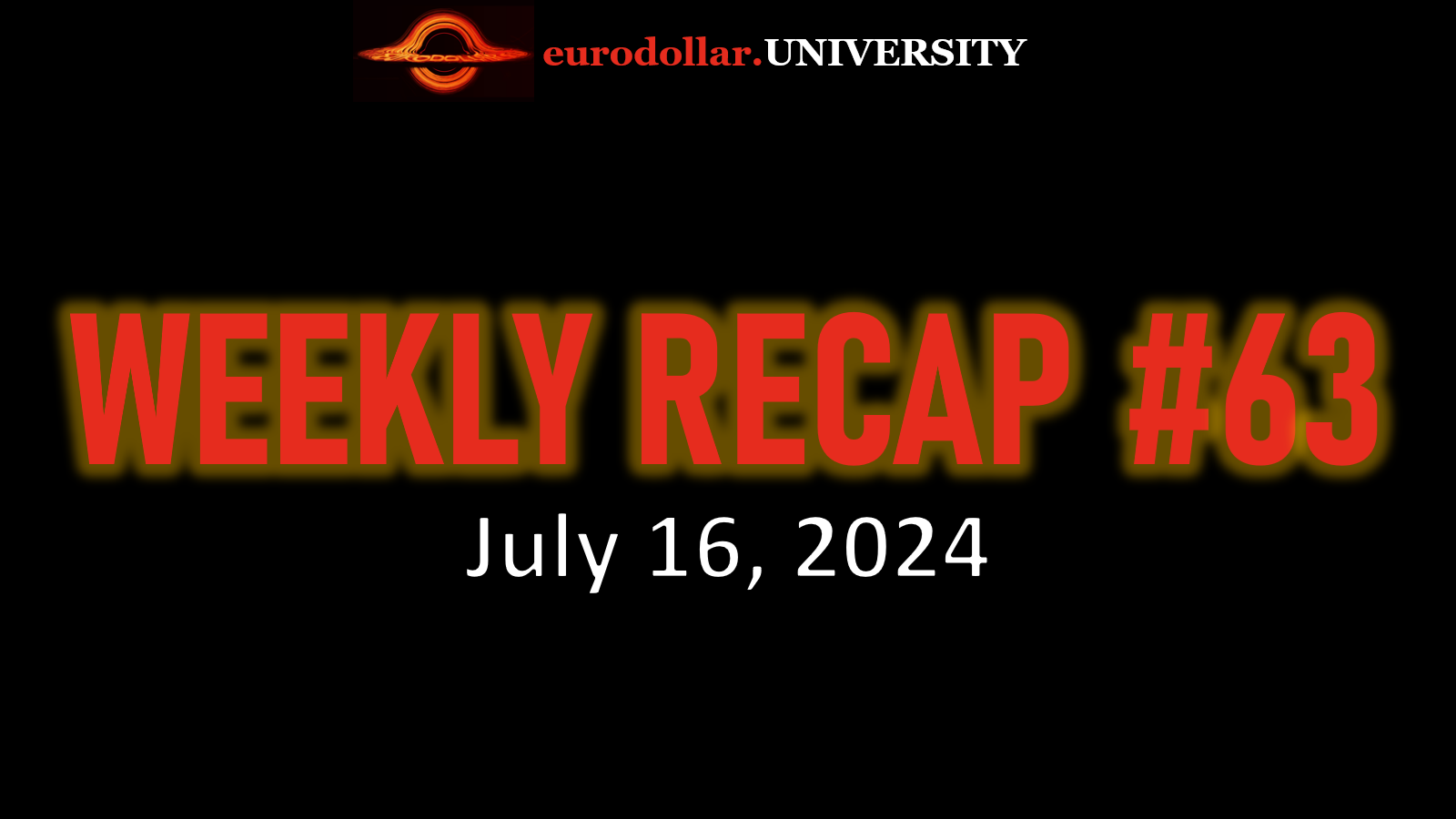 Weekly Recap #63