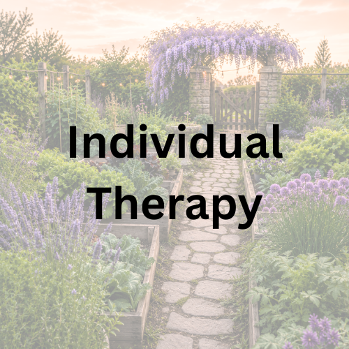 A therapy space for individual therapy 