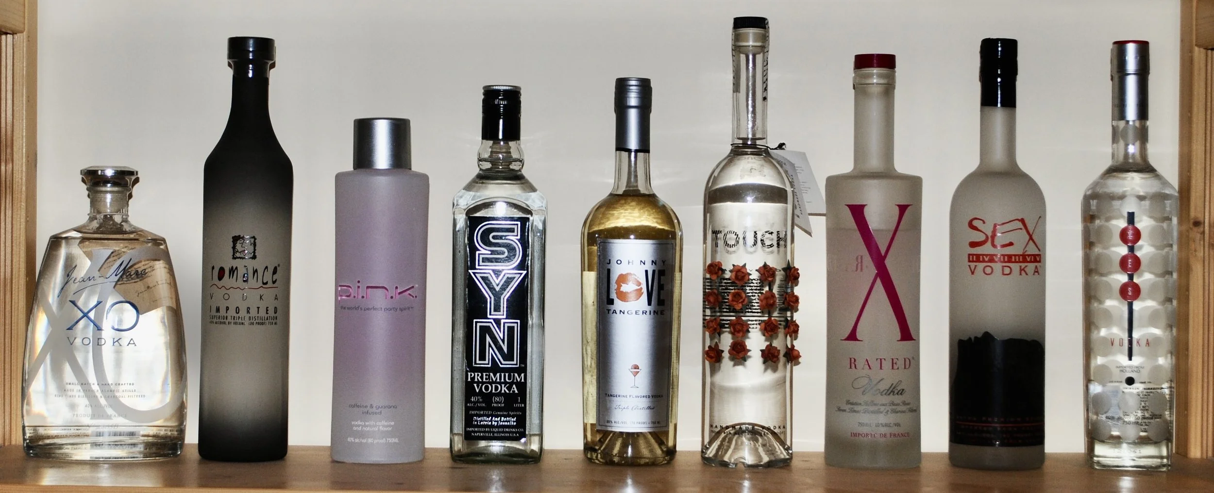 LOVE & SEX - Jean Marc XO, Romance, p.i.n.k. – caffeine & guarana, SYN, Johnny Love – tangerine, Touch (with rosebuds), X Rated, Sex 2,4,7,3,6,5, Yes 
