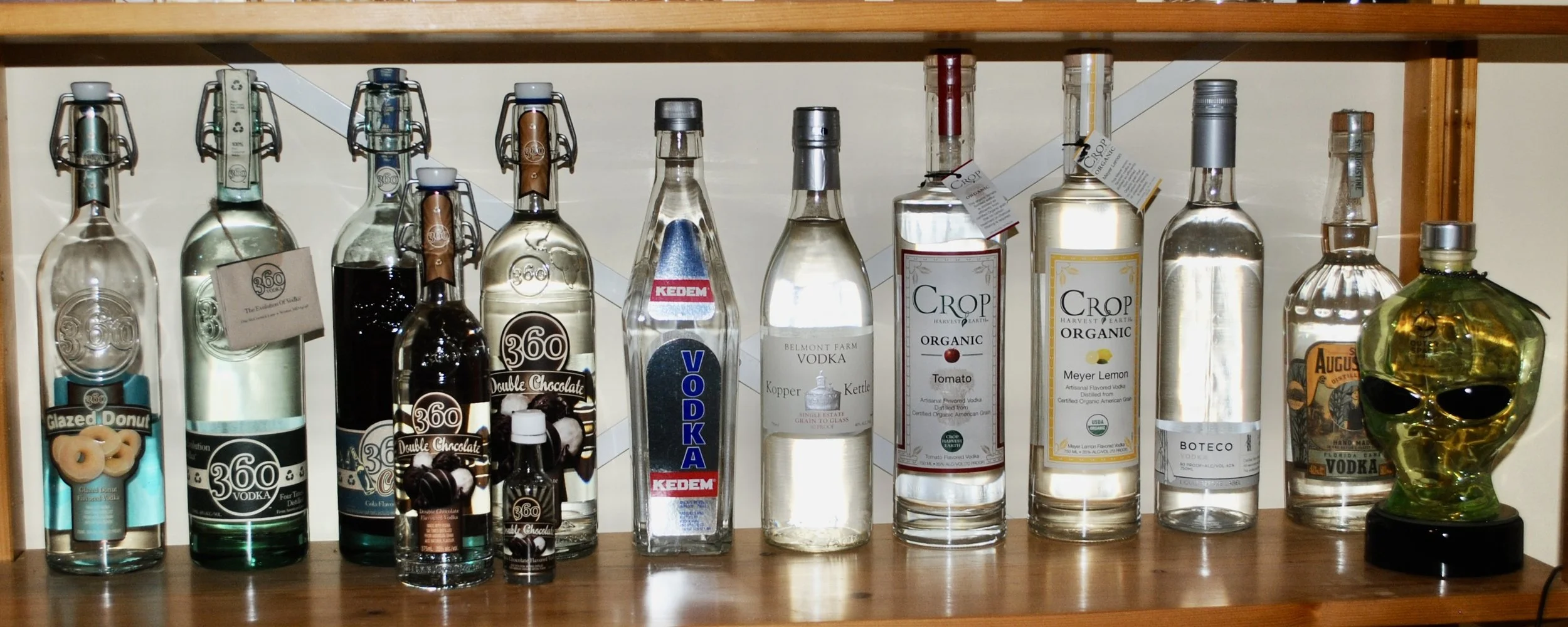 360 – glazed donut, 
360, 
360 – cola, 
360 – double chocolate, 
Kedem, 
Belmont Farm / Kopper Kettle, 
Crop- tomato, 
Crop – meyer lemon, 
Boteco, 
St Augustine, 
Outer Space 