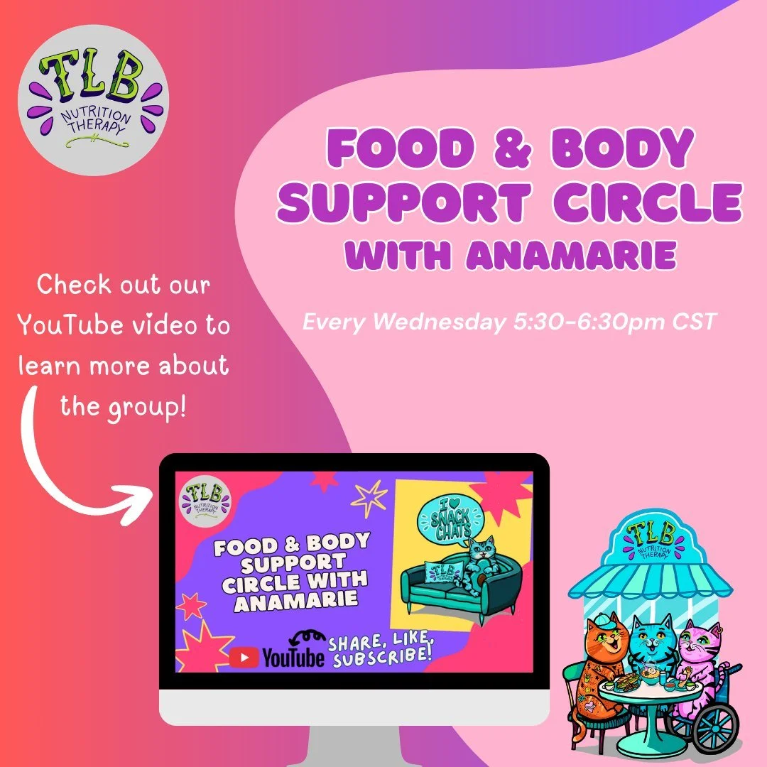 Anamarie shares an inside look at Beyond Labels: Food &amp; Body Support Circle &mdash; a gentle, art-based support group for adults (20+) exploring their relationship with food, body, and movement. This group blends quiet creative time with optional