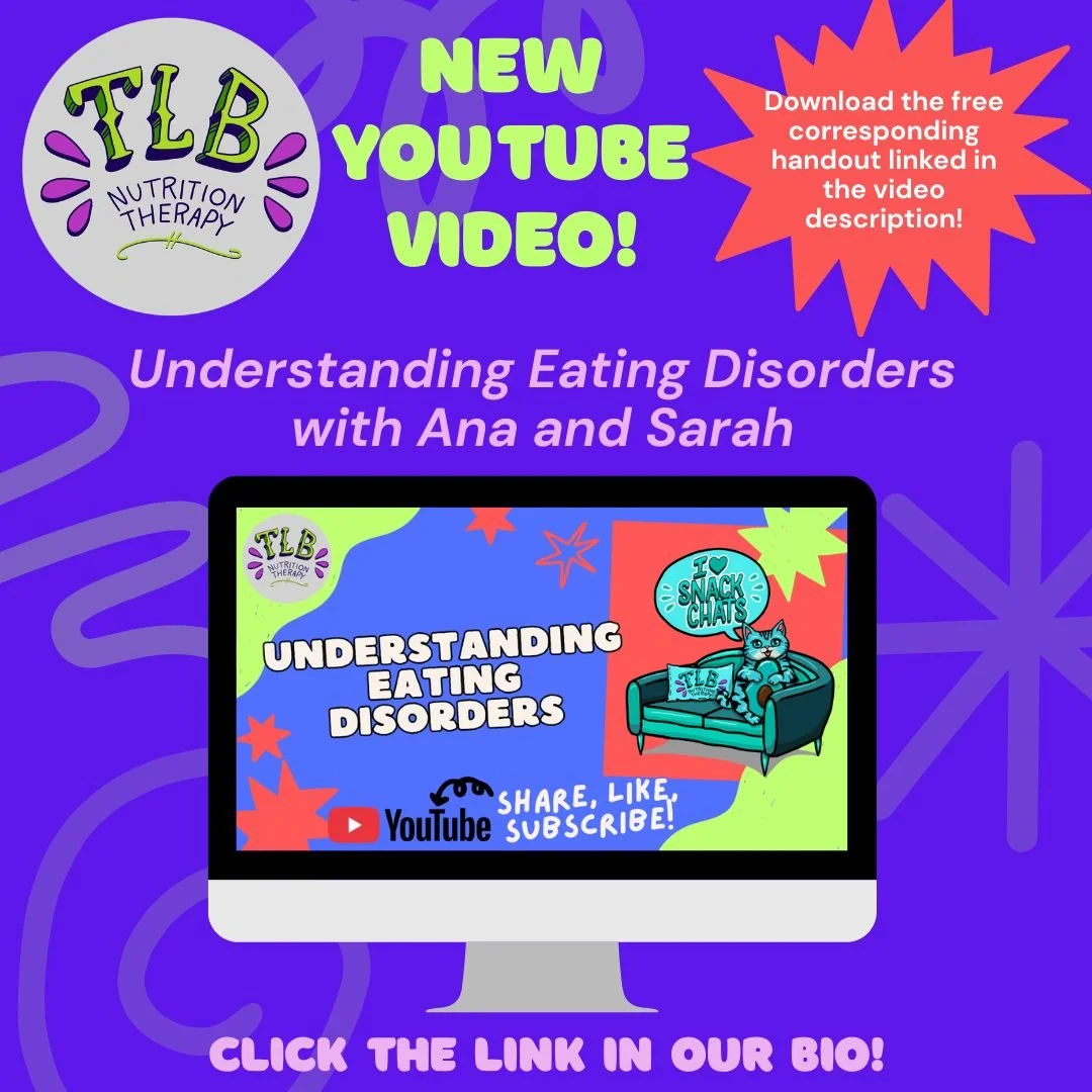 What actually qualifies as an eating disorder diagnosis according to the DSM-5? 💭
In our newest YouTube video, dietitians Sarah and Ana break down the diagnostic criteria for eating disorders, while also discussing the nuance, limitations, and reali
