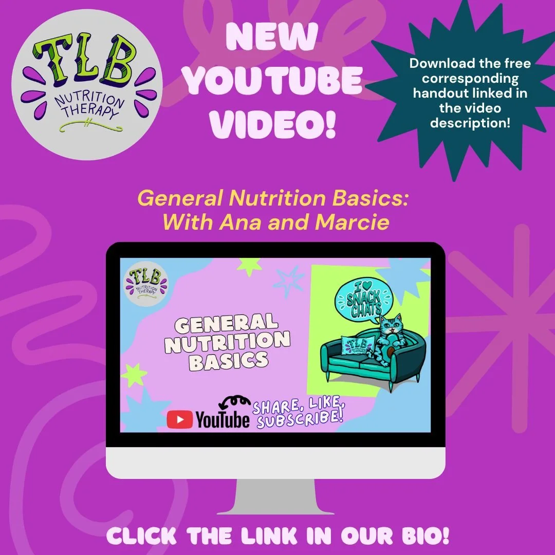 In this episode, TLB Team Lead Dietitians Ana + Marcie answer some of the most common nutrition questions we hear from clients&mdash;through a compassionate, non-diet lens 🤍
We break down topics like balanced meals, meal timing, energy levels, and h