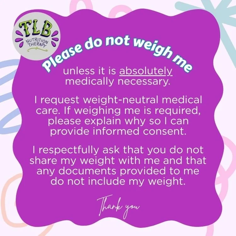 Do Not Weigh Me
