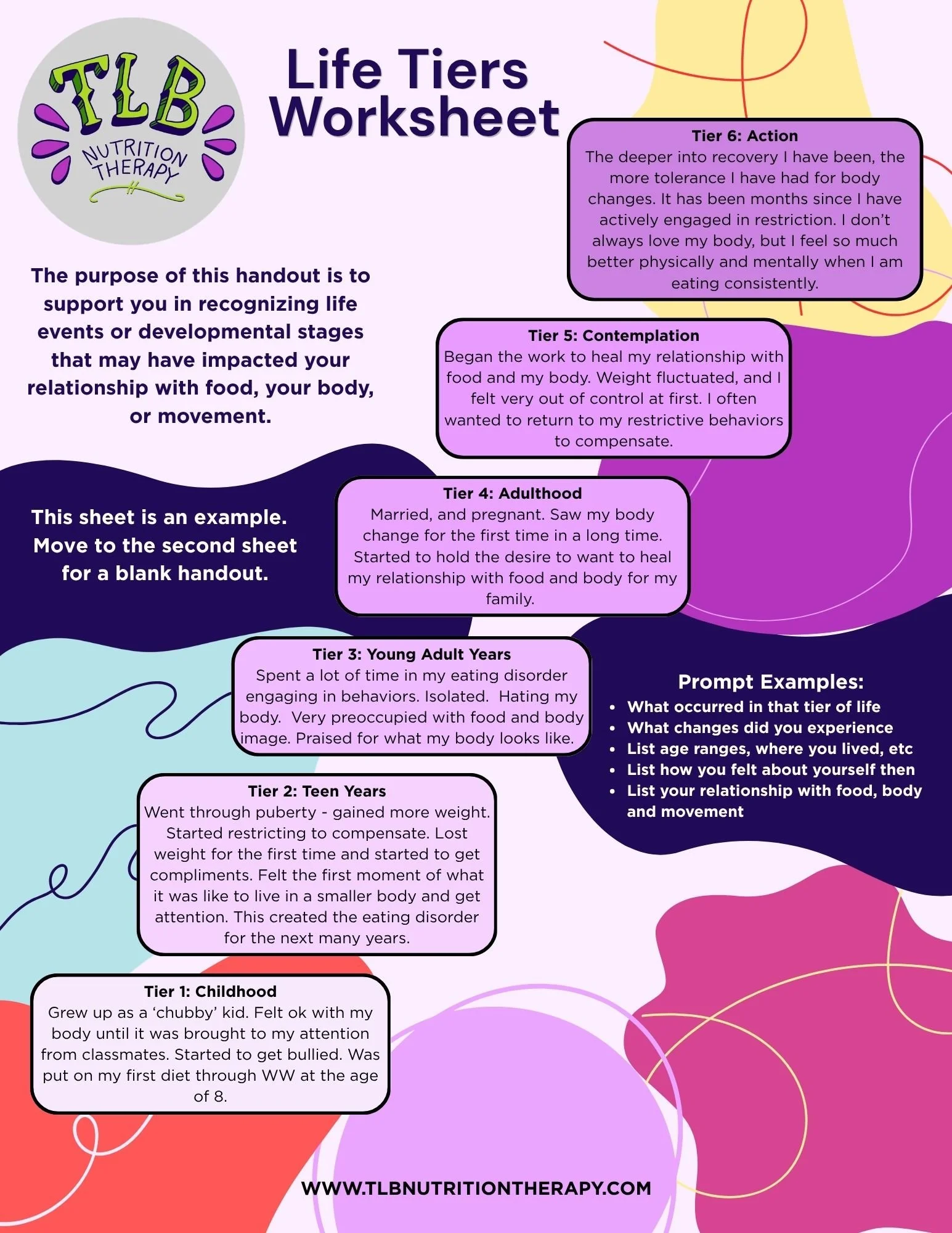 Your Story Matters: Understanding the Life Tiers Framework