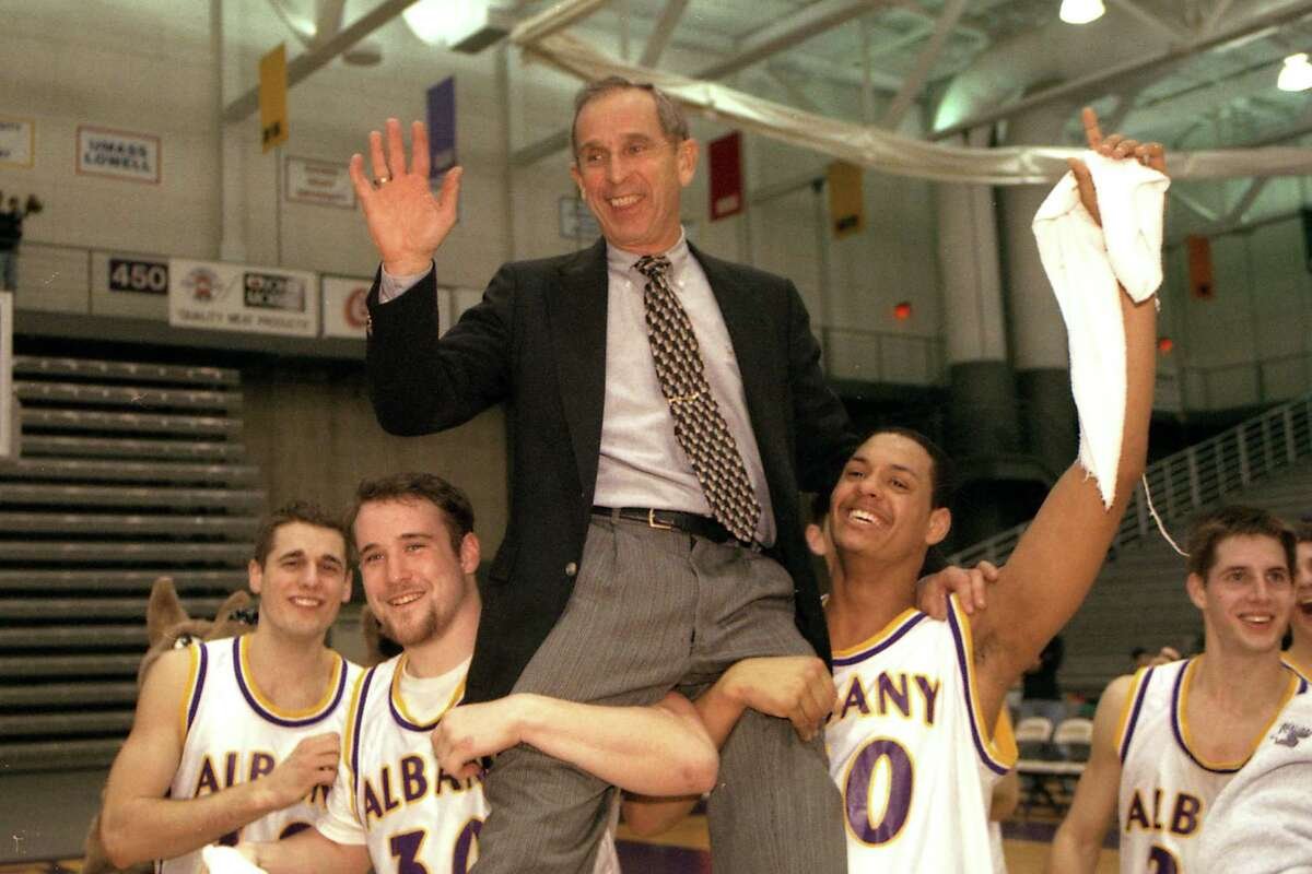 1997 - My college basketball coach, Doc Sauers' 700th win