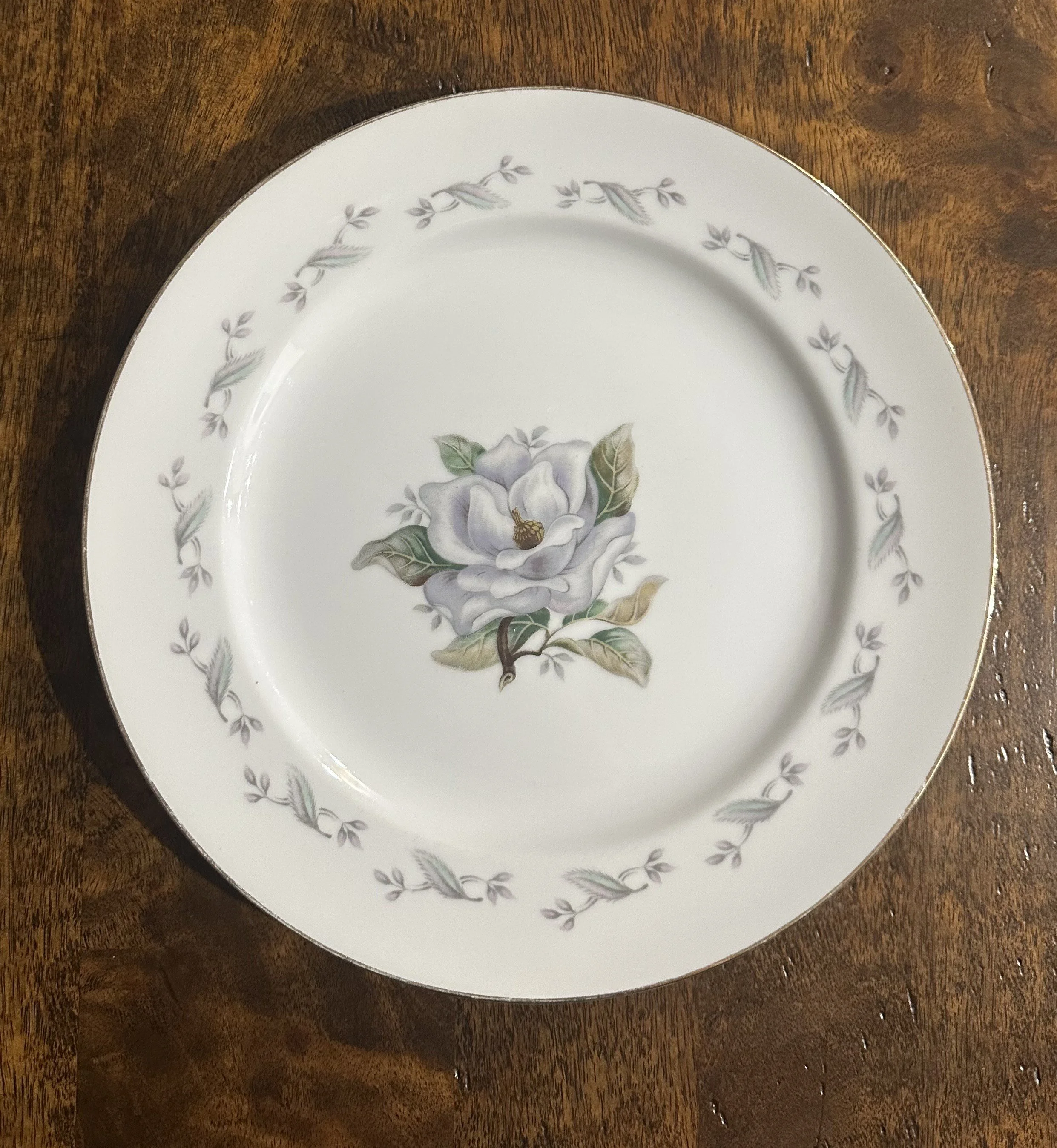 Magnolia China Plates