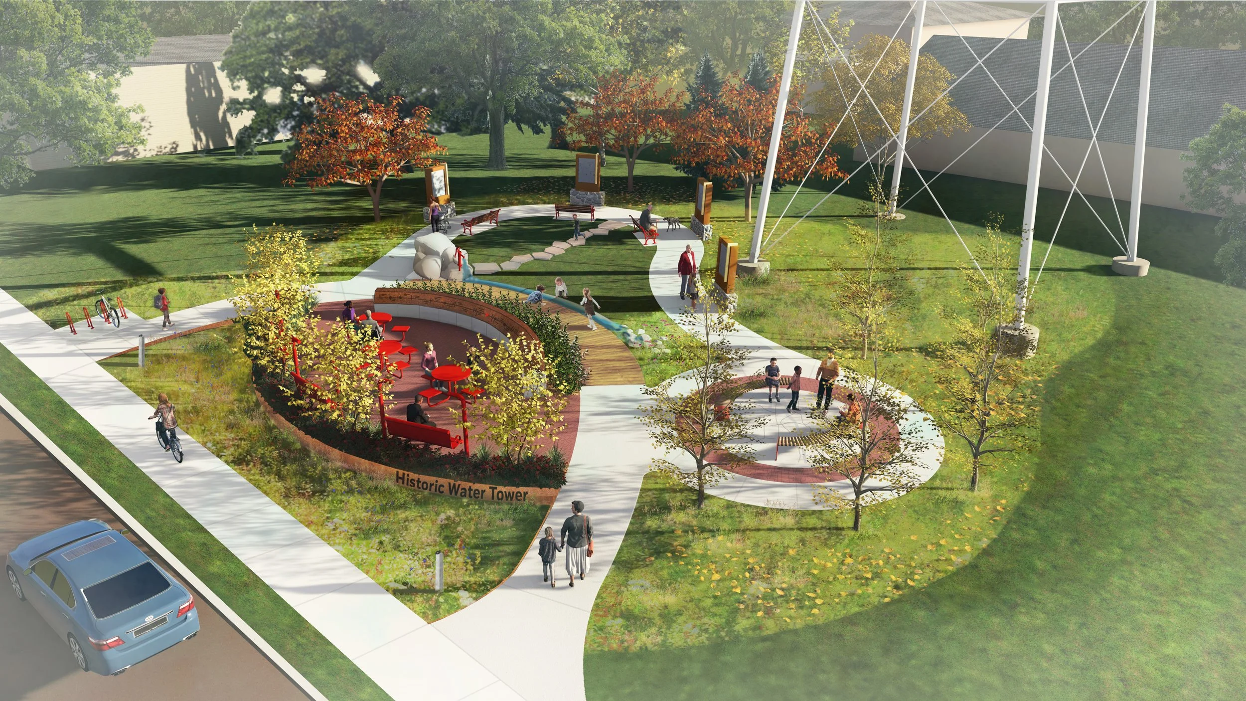 Water Tower Historic Park - Elk River, Minnesota